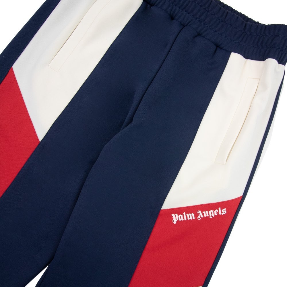 Palm Angels Colorblock Track Pants Navy/White - Supplied FashionPalm Angels