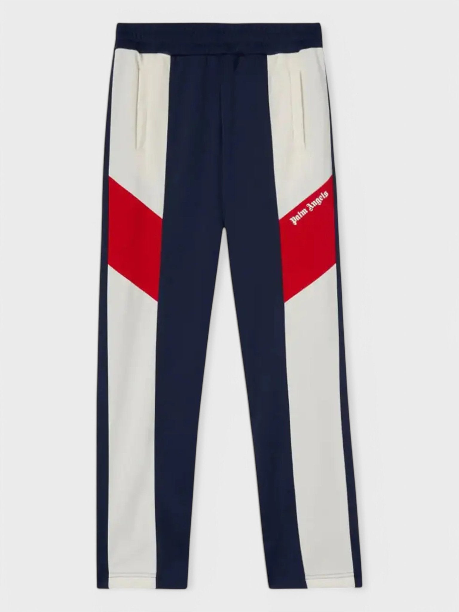 Palm Angels Colorblock Track Pants Navy/White - Supplied FashionPALM ANGELS