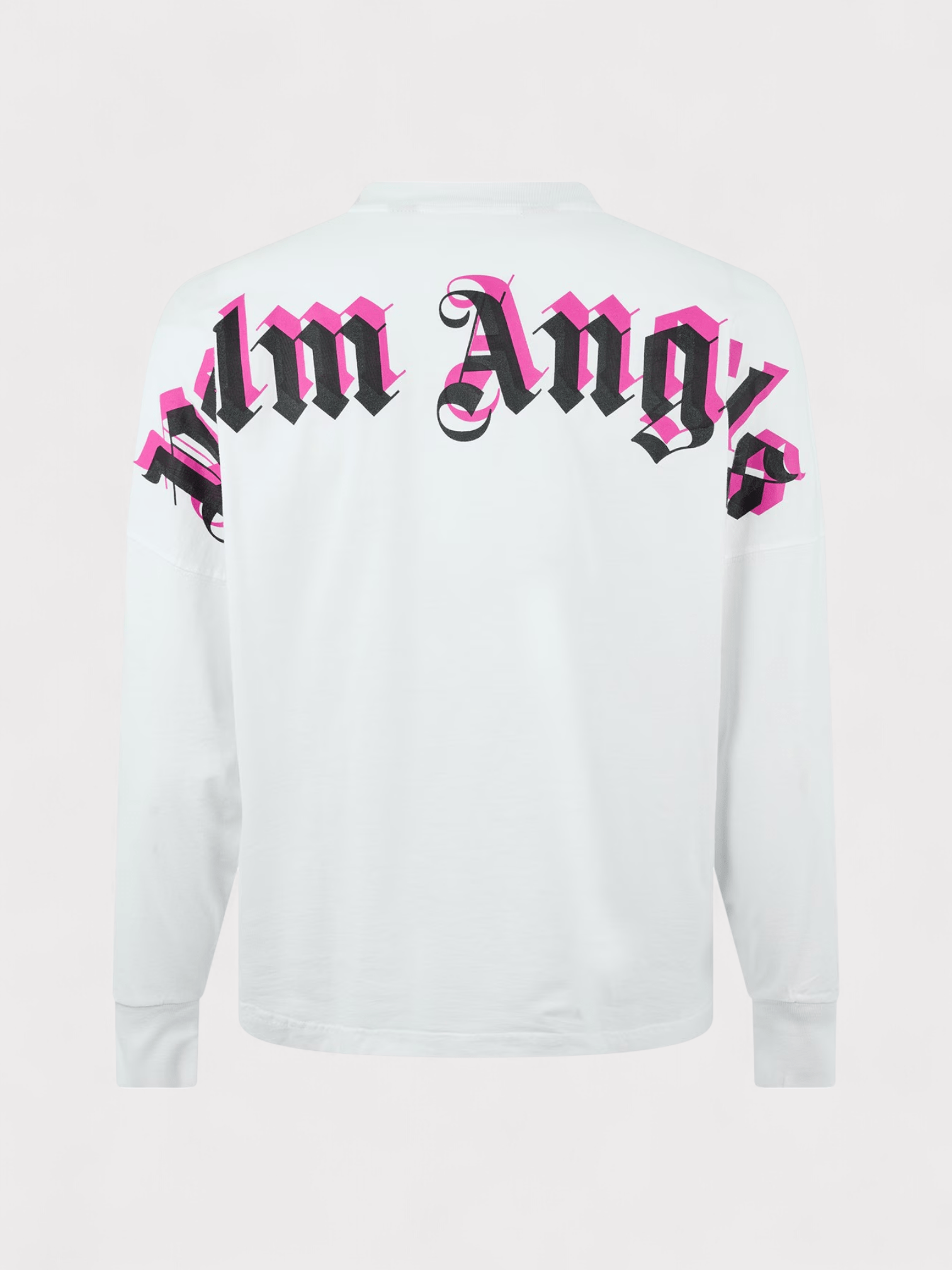 Palm Angels Doubled Logo T-Shirt White/Fuchsia - Supplied FashionPalm Angels