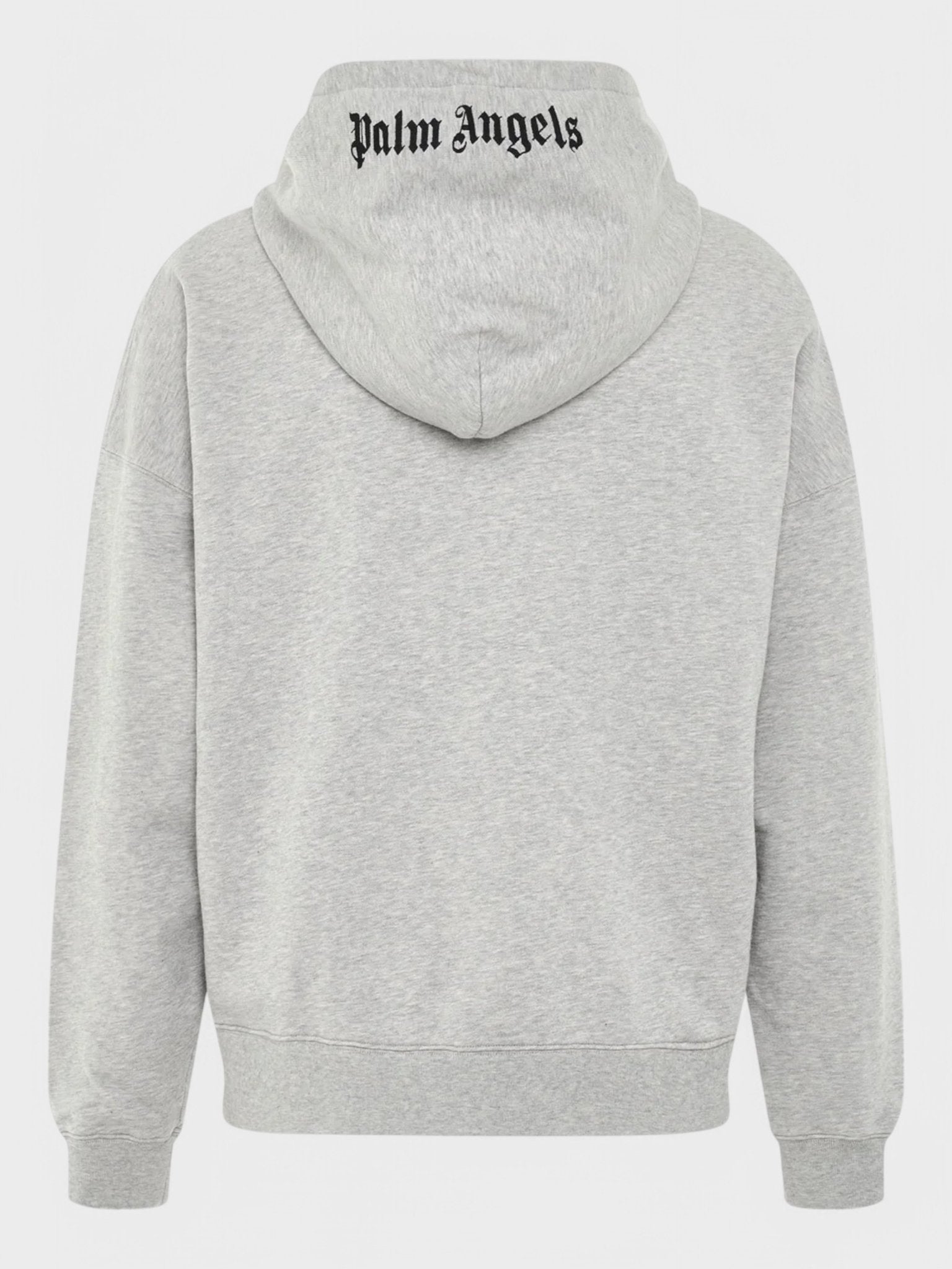 Palm Angels Embroidered Logo Hoodie 'Melange Grey' - Supplied FashionPalm Angels