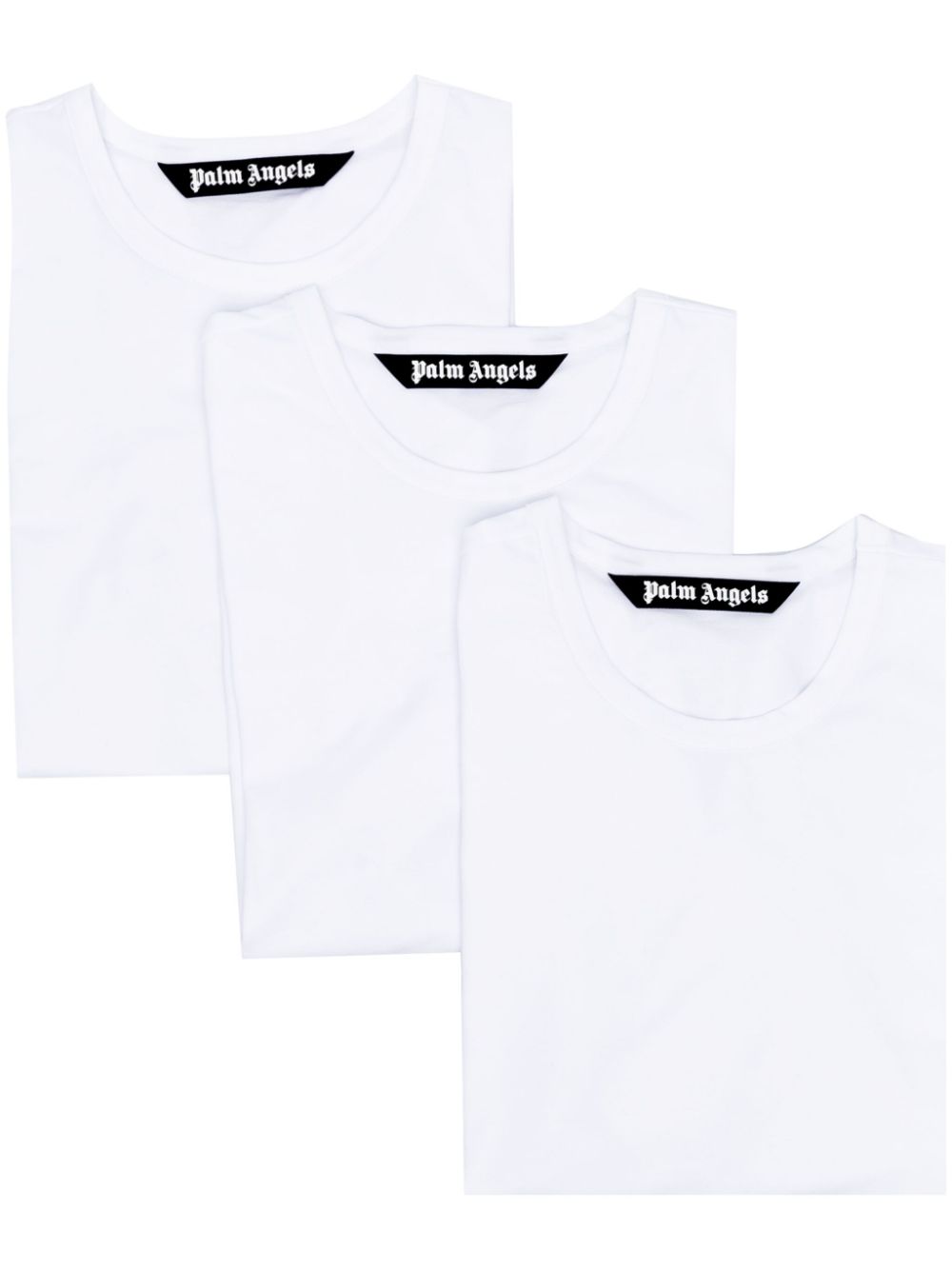 Palm Angels Essentials Tee Tri - Pack White - Supplied FashionPALM ANGELS