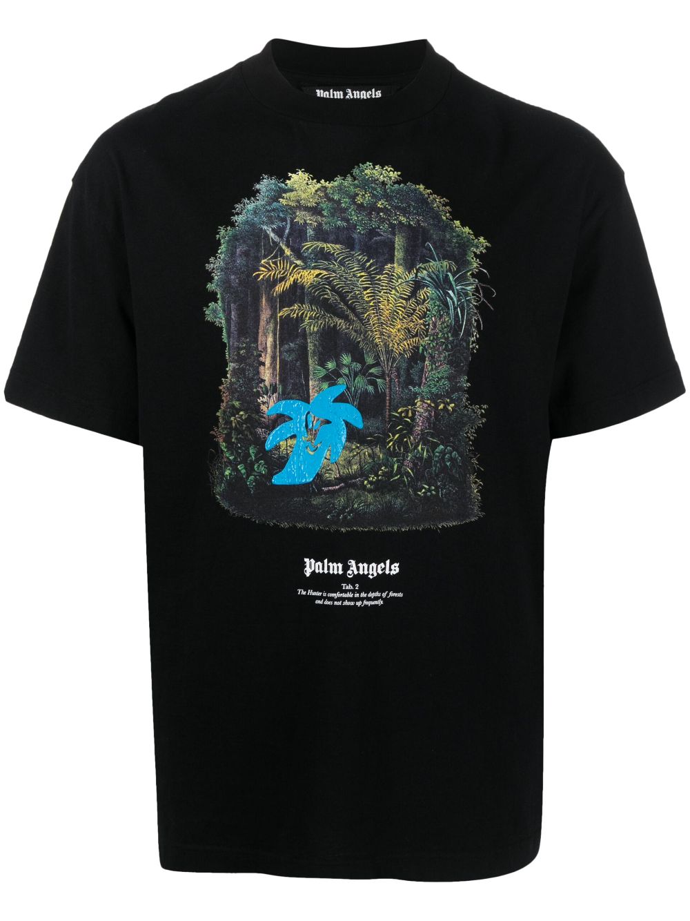 Palm Angels Hunting In The Forest T Shirt Black - Supplied FashionPALM ANGELS