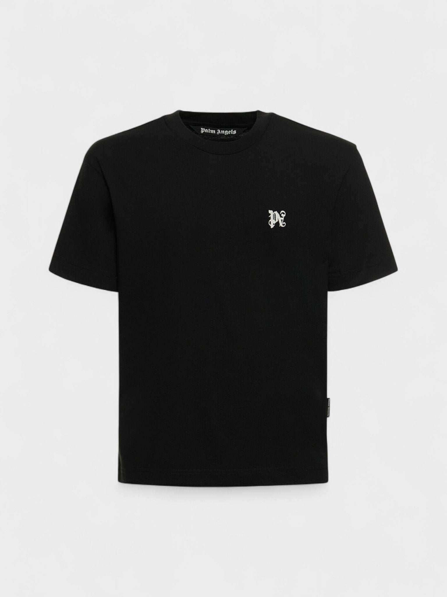 Palm Angels Logo Monogram Shirt Black - Supplied FashionPalm Angels