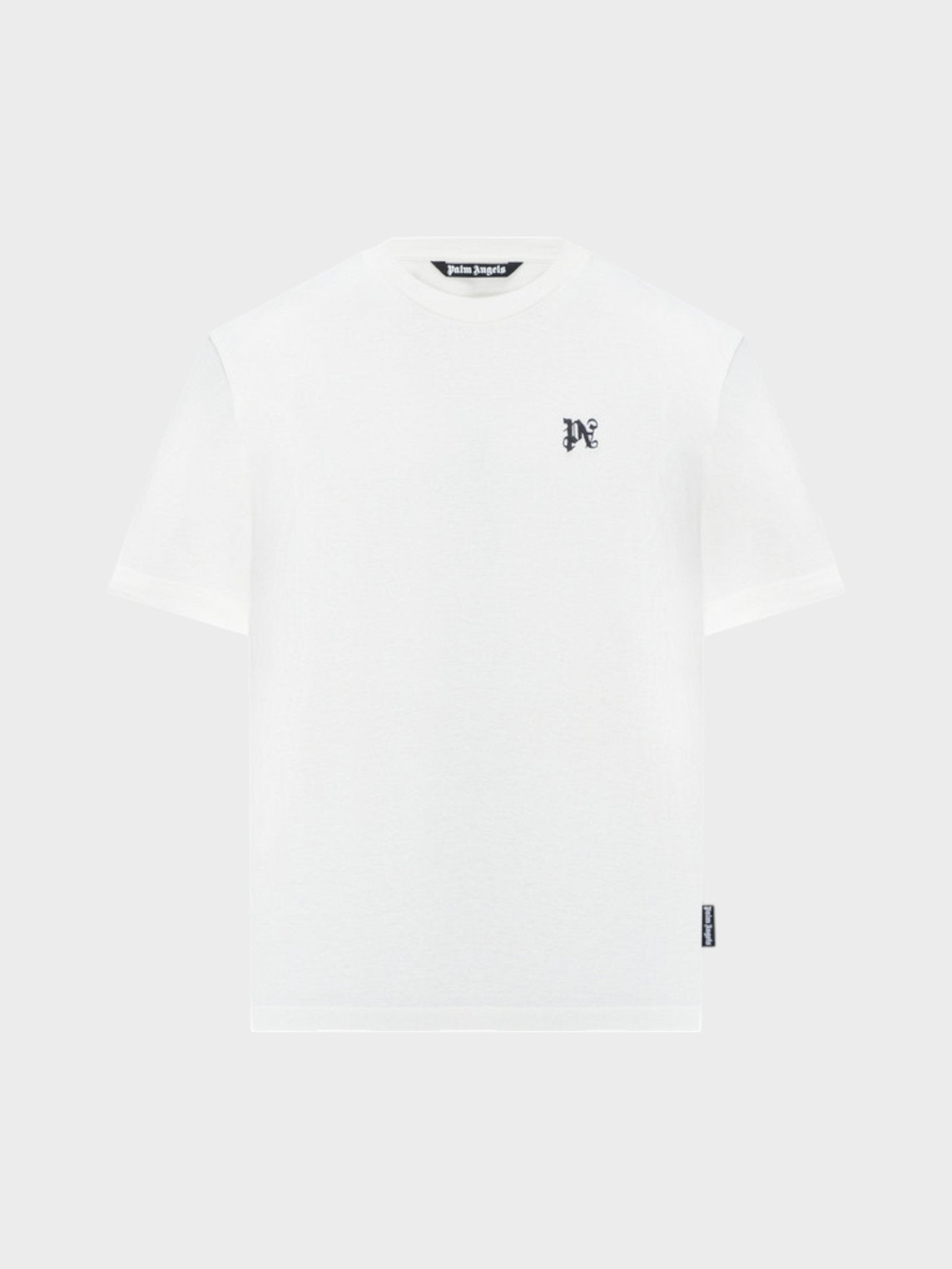 Palm Angels Logo Monogram Shirt White/Beige - Supplied FashionPalm Angels