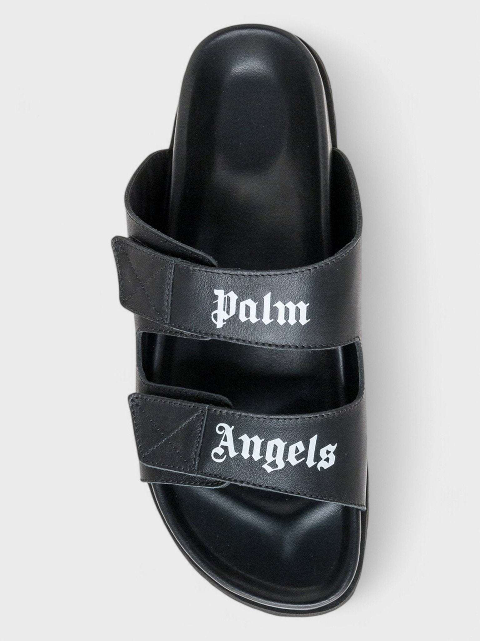 Palm Angels Logo Print Sandal 'Black' - Supplied FashionPalm Angels