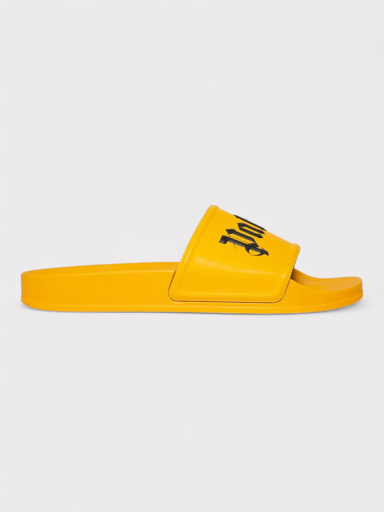 Palm Angels Logo Slides Yellow - Supplied FashionPalm Angels