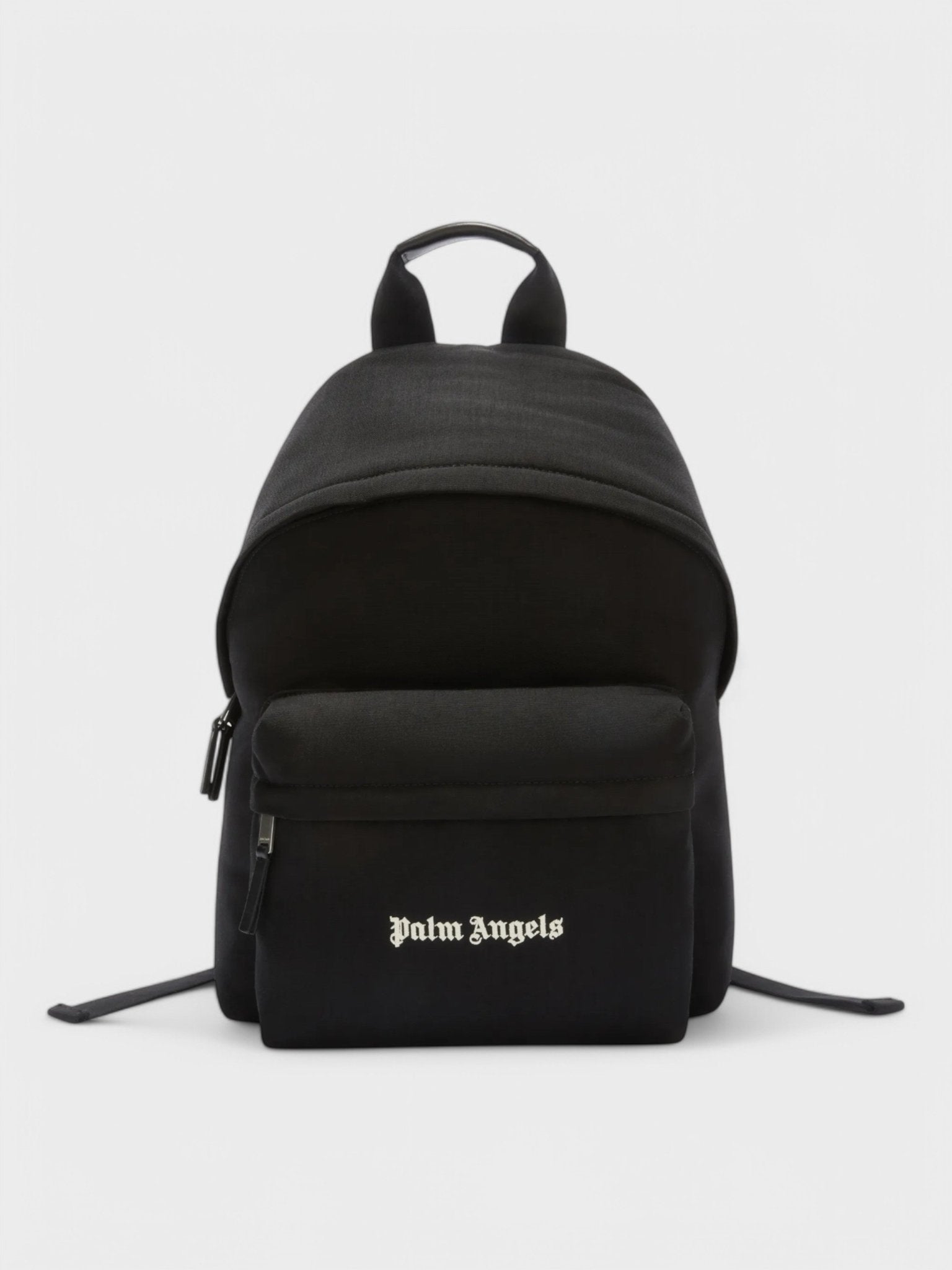 Palm Angels Men Classic Logo Backpack Black/White - Supplied FashionPALM ANGELS