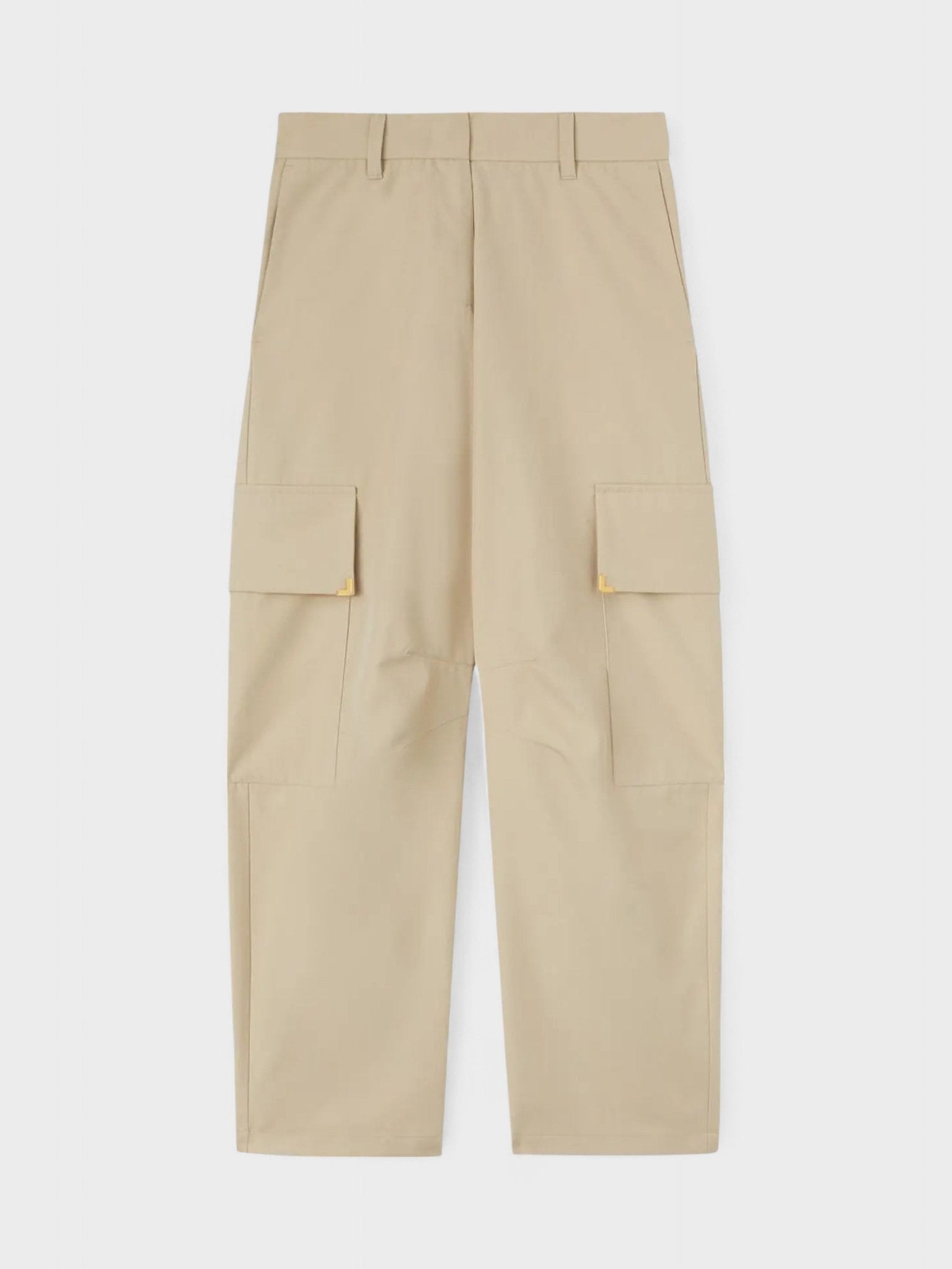 Palm Angels Metal Frame Trousers Beige - Supplied FashionPalm Angels
