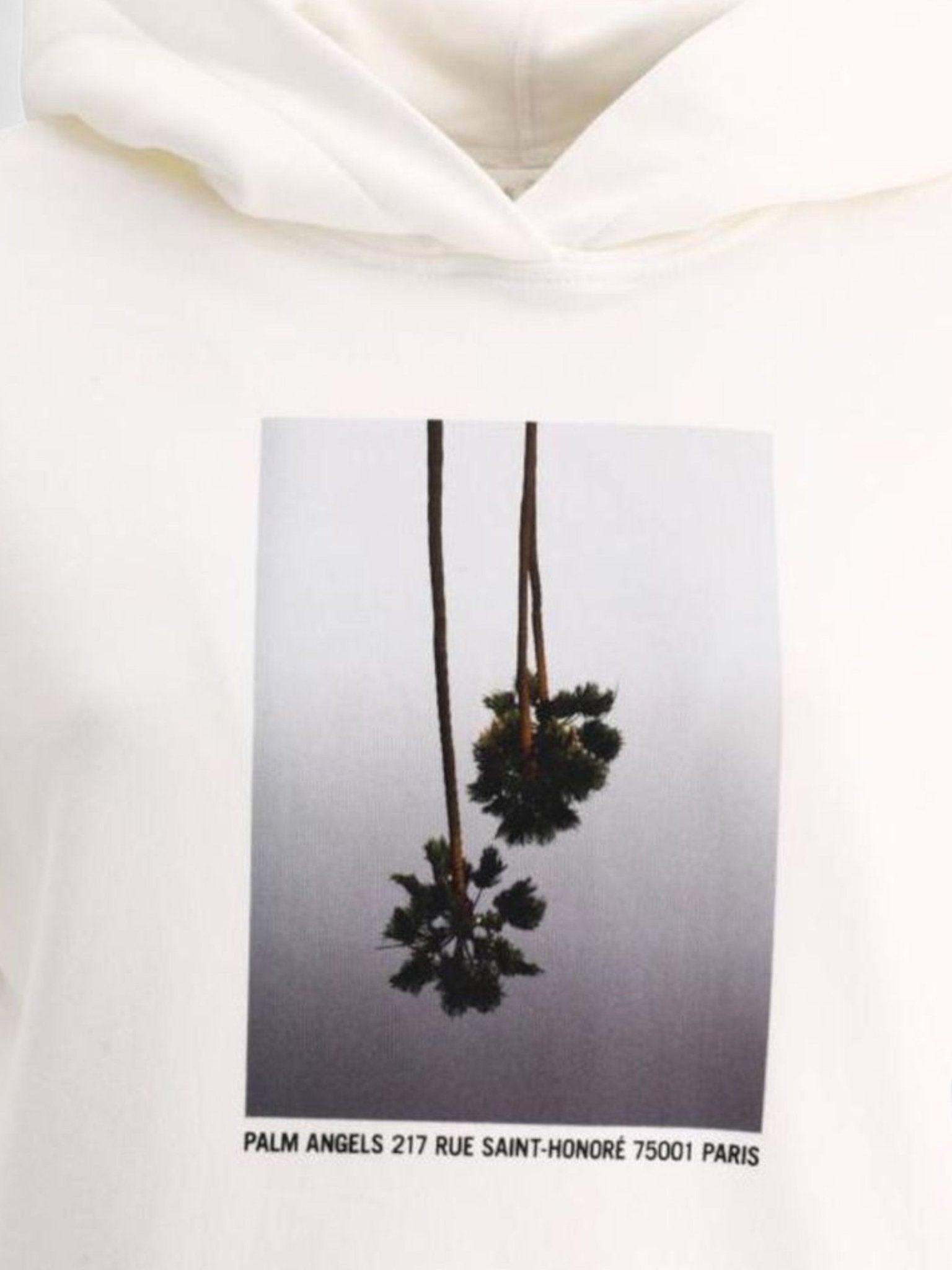 Palm Angels Mirage Fitted Hoodie White - Supplied FashionPalm Angels
