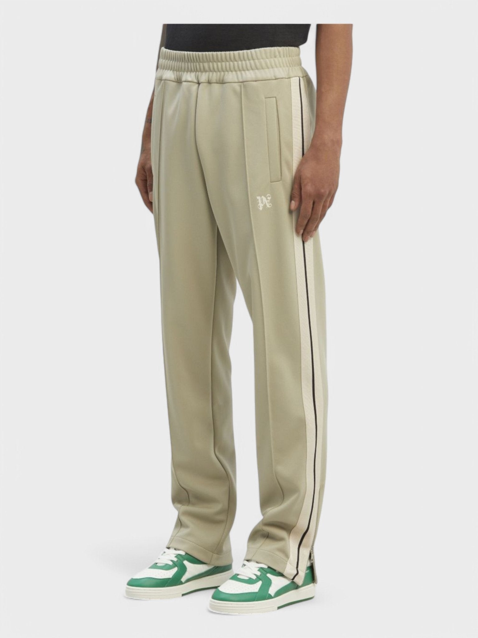 Palm Angels Monogram Classic Track Pants 'Dark Grey' - Supplied FashionPalm Angels