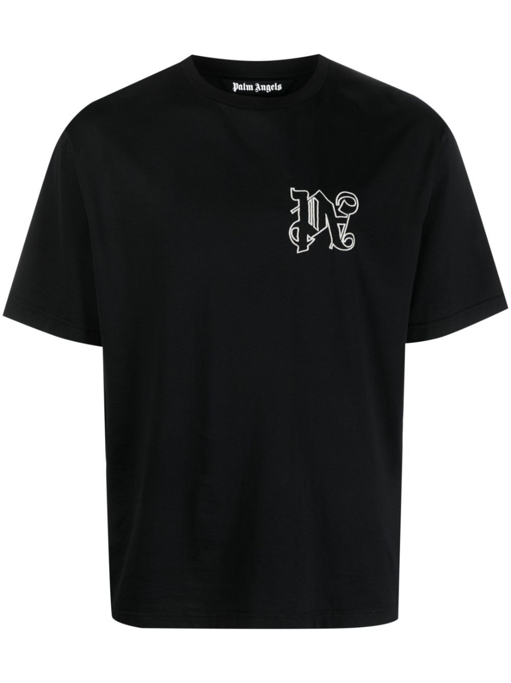 Palm Angels Monogram Regular Tee Black - Supplied FashionPALM ANGELS