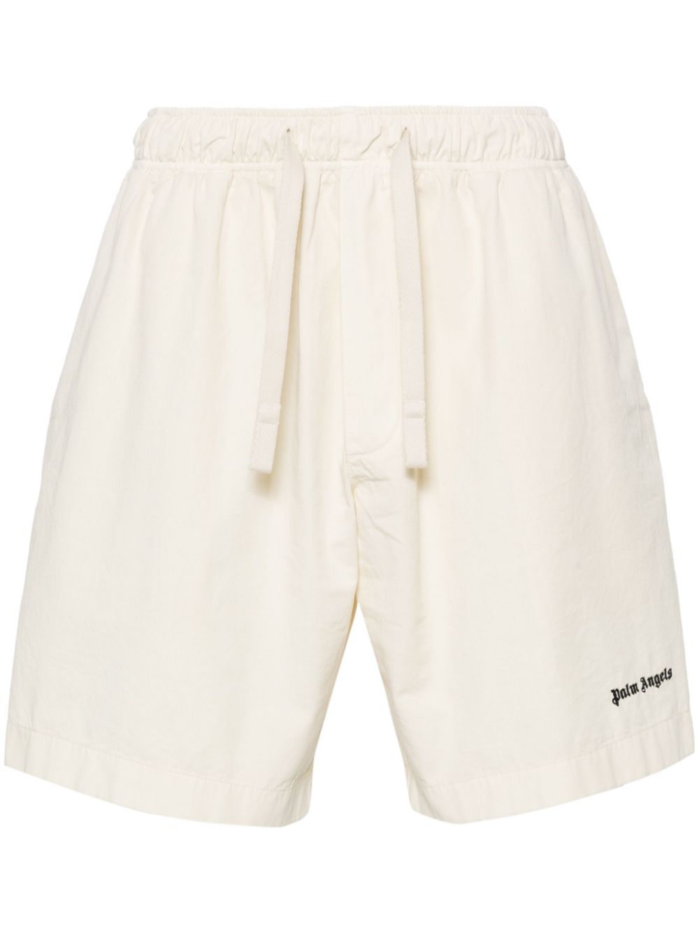 Palm Angels Monogram Studded Sweatshorts White - Supplied FashionPALM ANGELS