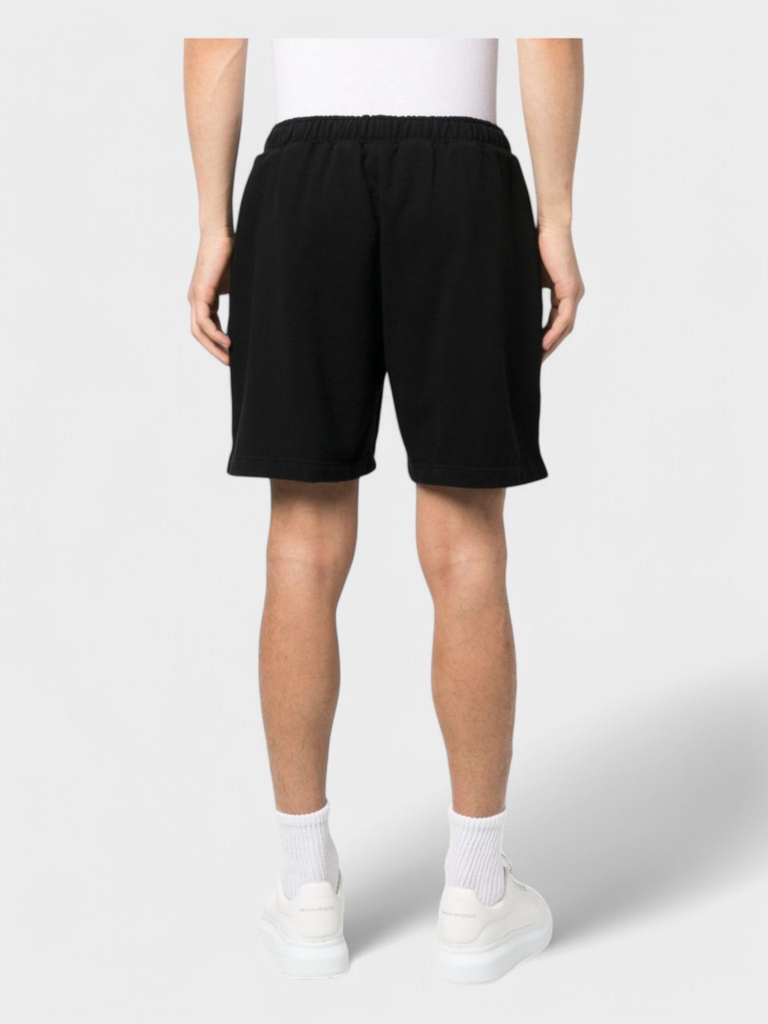 Palm Angels Monogram Sweatshorts 'Black/Off White' - Supplied FashionPalm Angels