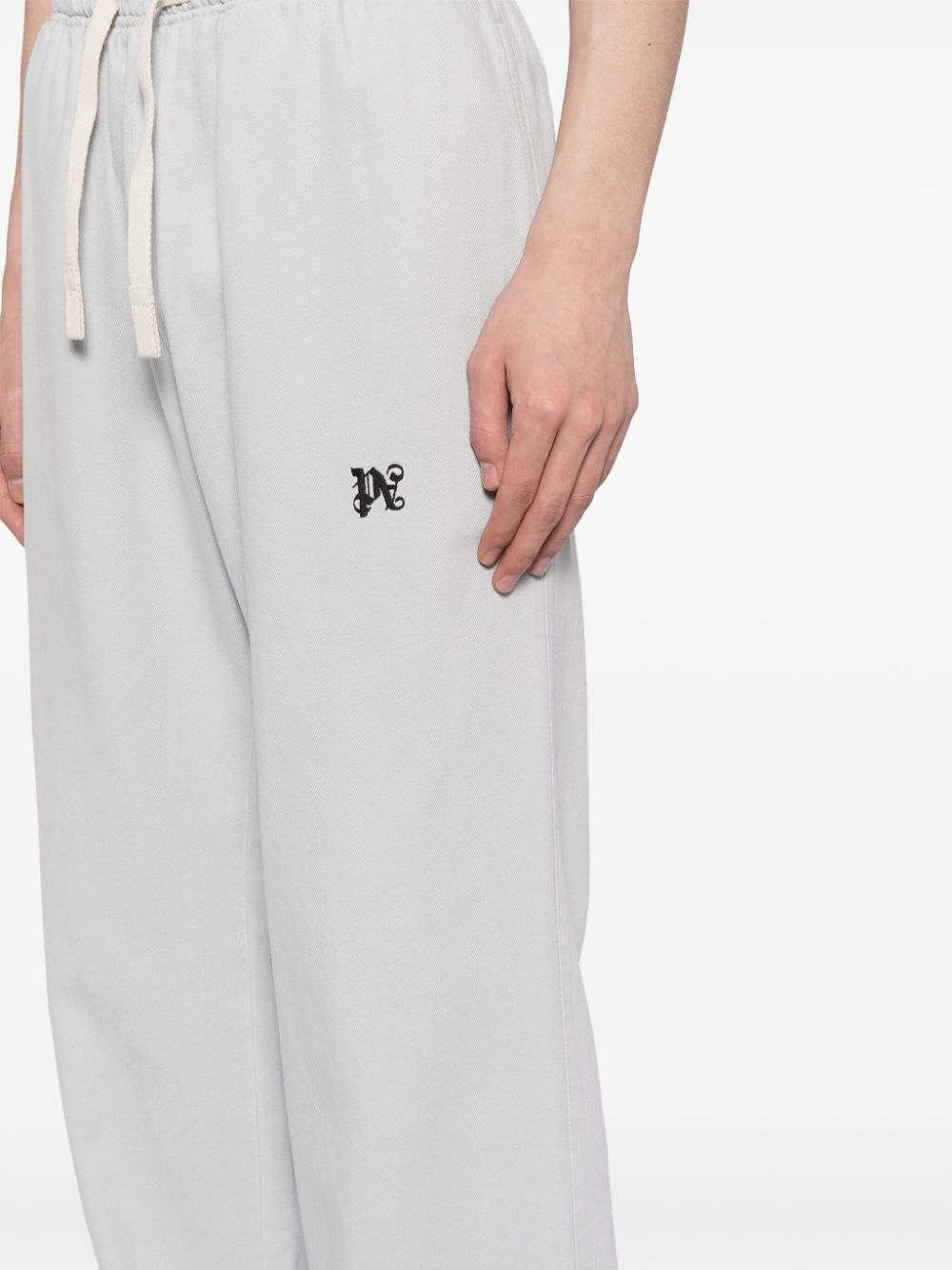 Palm Angels Monogram Travel Pants White - Supplied FashionPalm Angels