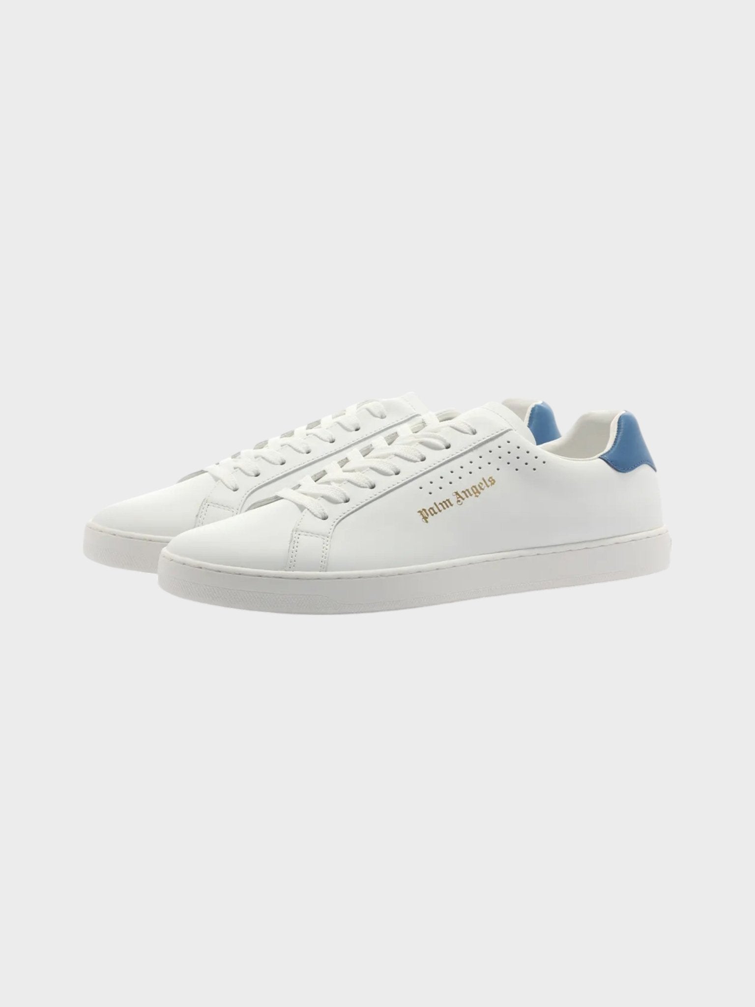 Palm Angels New Tennis Sneakers White Blue - Supplied FashionPalm Angels