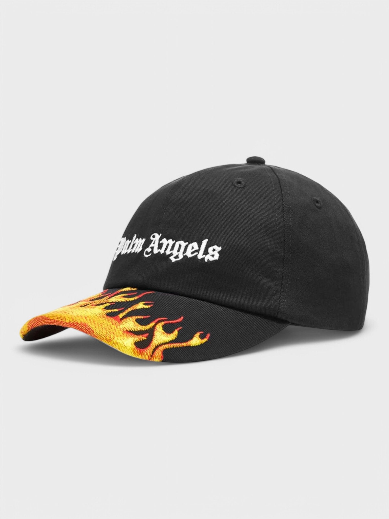 Palm Angels Pa Burning Cap Black - Supplied FashionPALM ANGELS