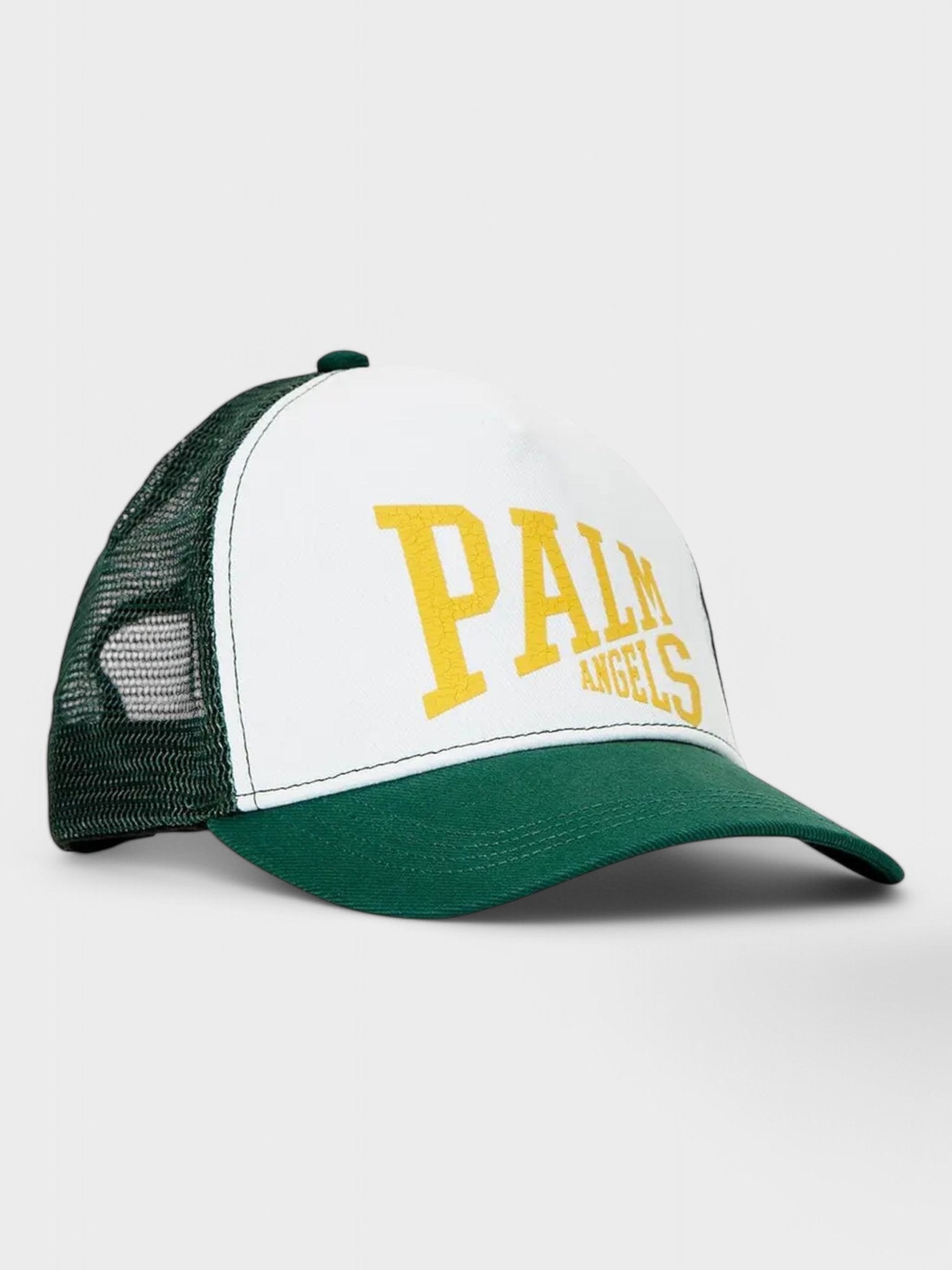 Palm Angels Pa League Trucker Cap Green/Gold - Supplied FashionPALM ANGELS