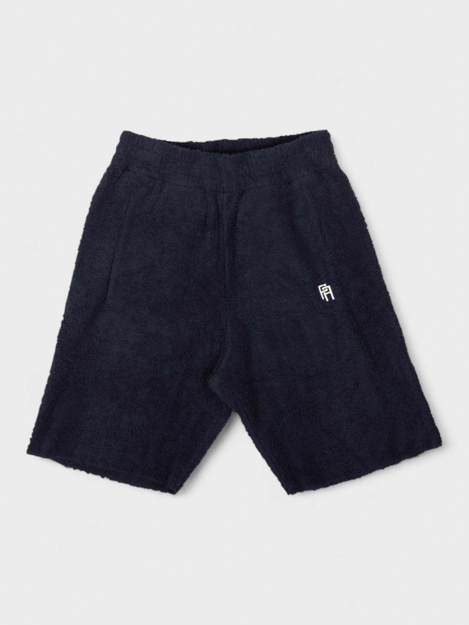 Palm Angels Pa Logo Terry Sweatshorts Navy - Supplied FashionPalm Angels