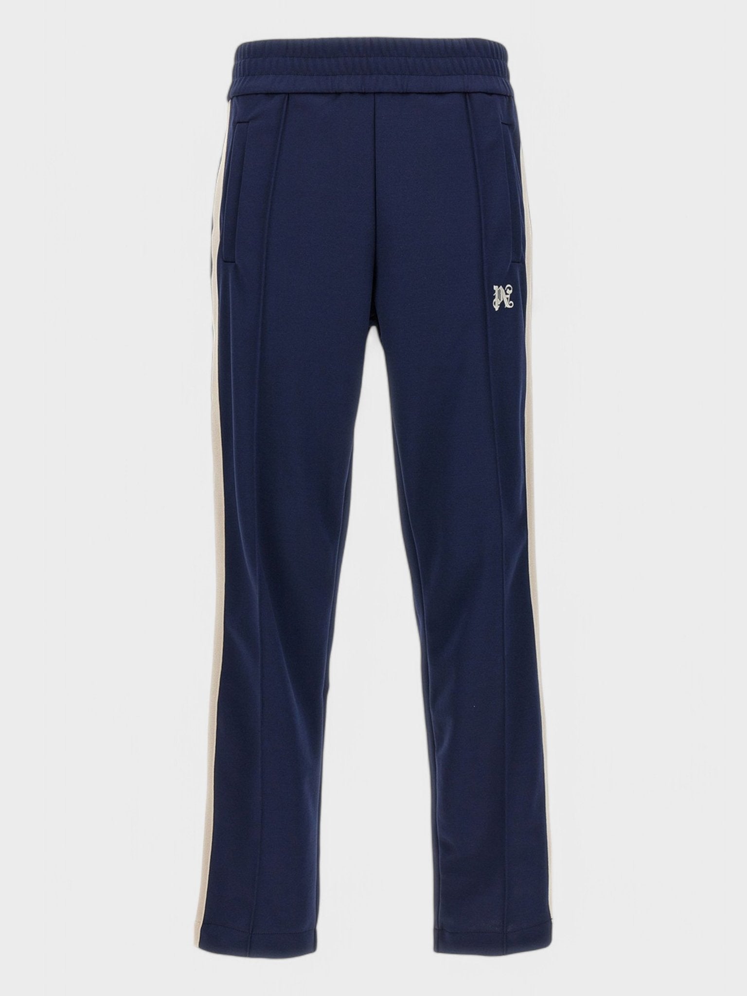 Palm Angels Pa Logo Trackpants Marine/Creme - Supplied FashionPALM ANGELS