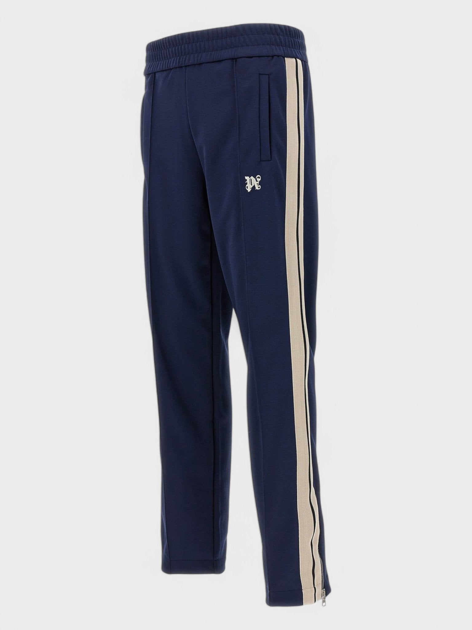 Palm Angels Pa Logo Trackpants Marine/Creme - Supplied FashionPALM ANGELS