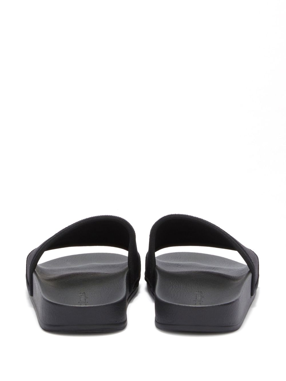 Palm Angels Pa Monogram Flame Pool Slides Black - Supplied FashionPalm Angels