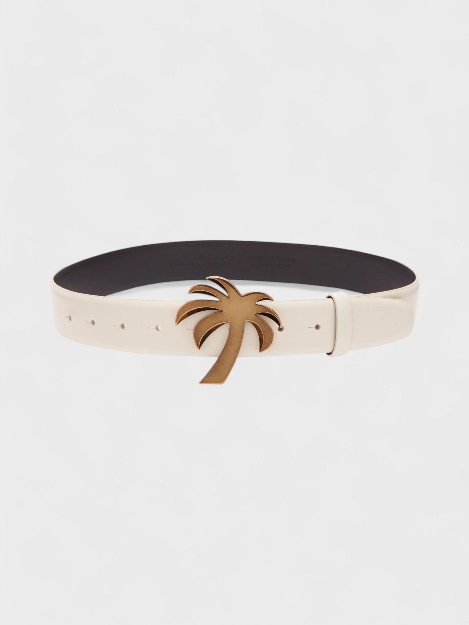 Palm Angels Palm Beach Belt Off White Gold - Supplied FashionPalm Angels