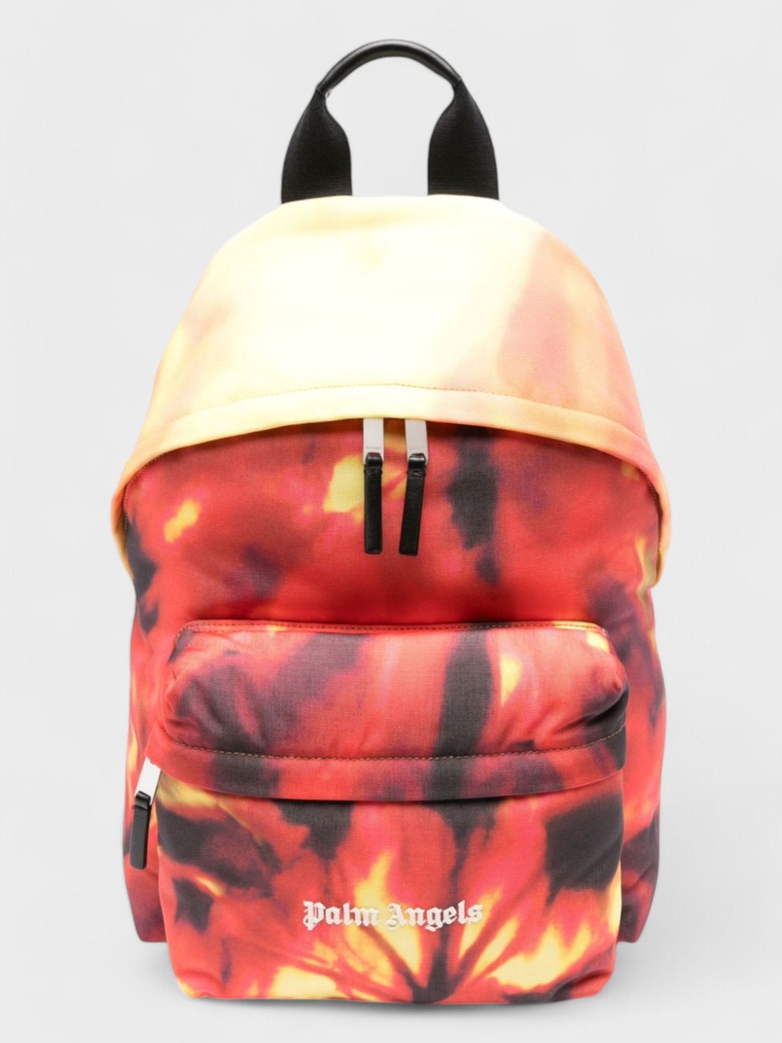 Palm Angels Palm On Fire Logo Backpack - Supplied FashionPalm Angels