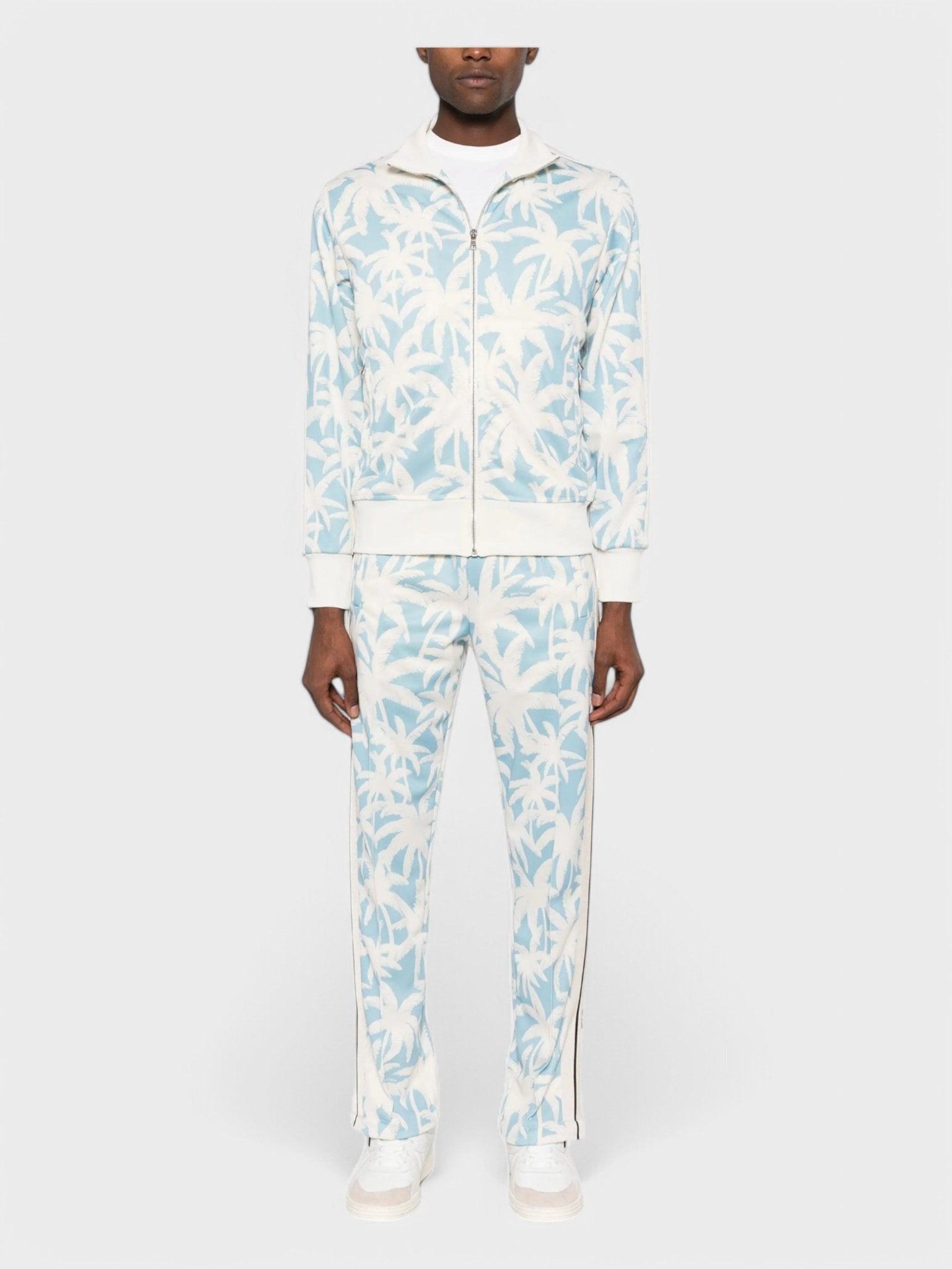 Palm Angels Palms All Over Track Pants 'Light Blue/Off White' - Supplied FashionPalm Angels