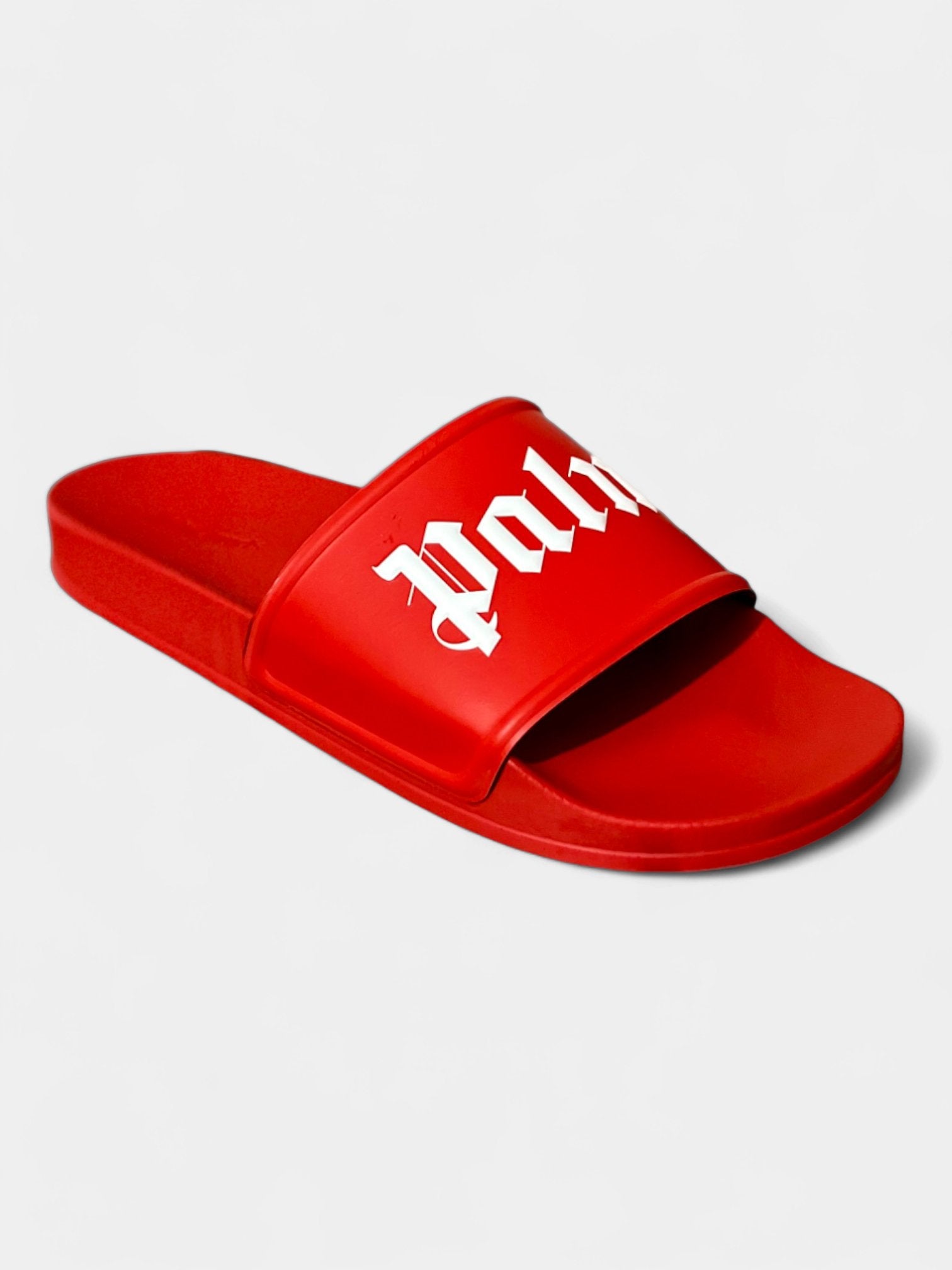 Palm Angels Red Pool Slides - Supplied LuxuryPalm Angels