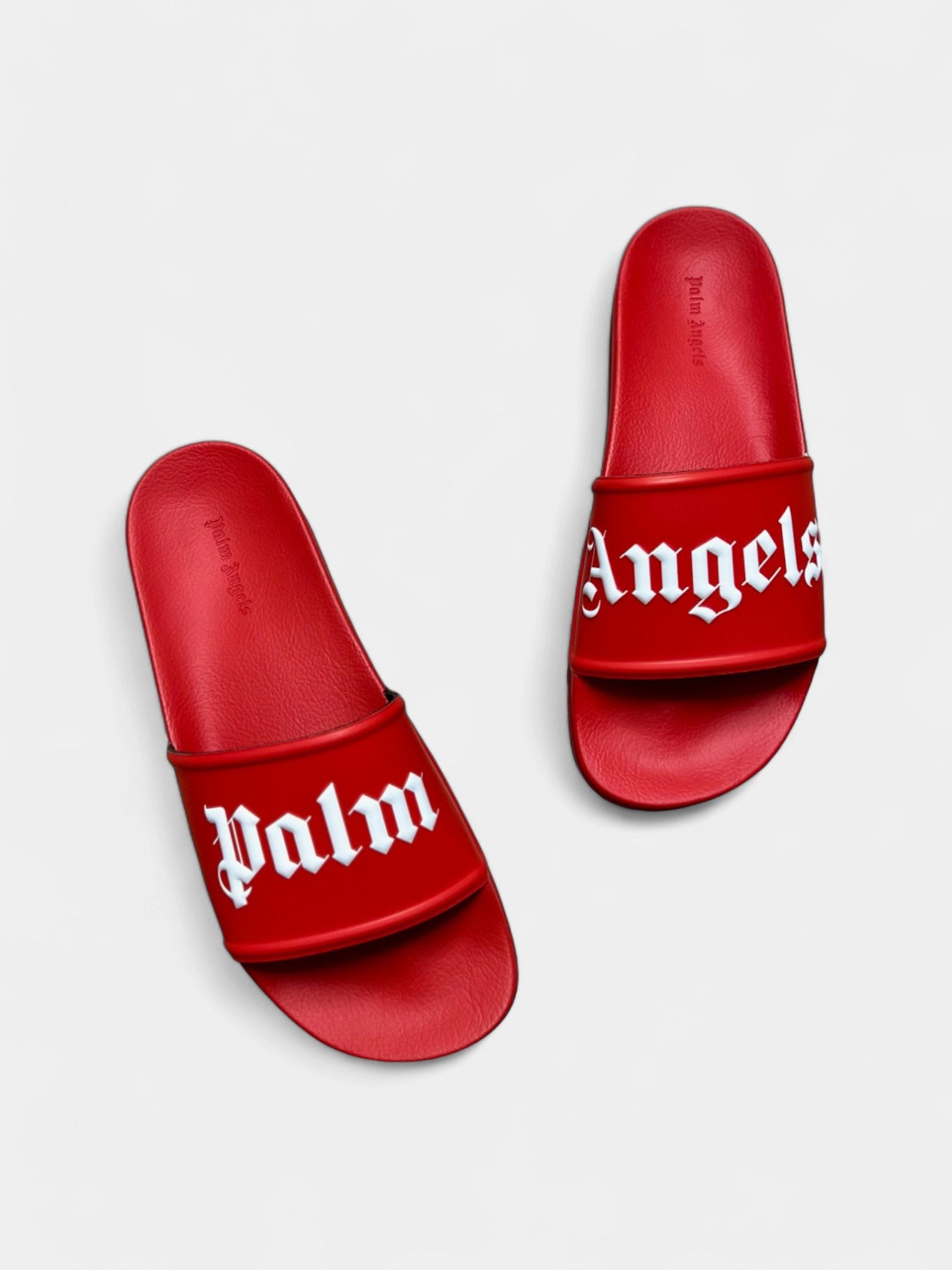 Palm Angels Red Pool Slides - Supplied LuxuryPalm Angels