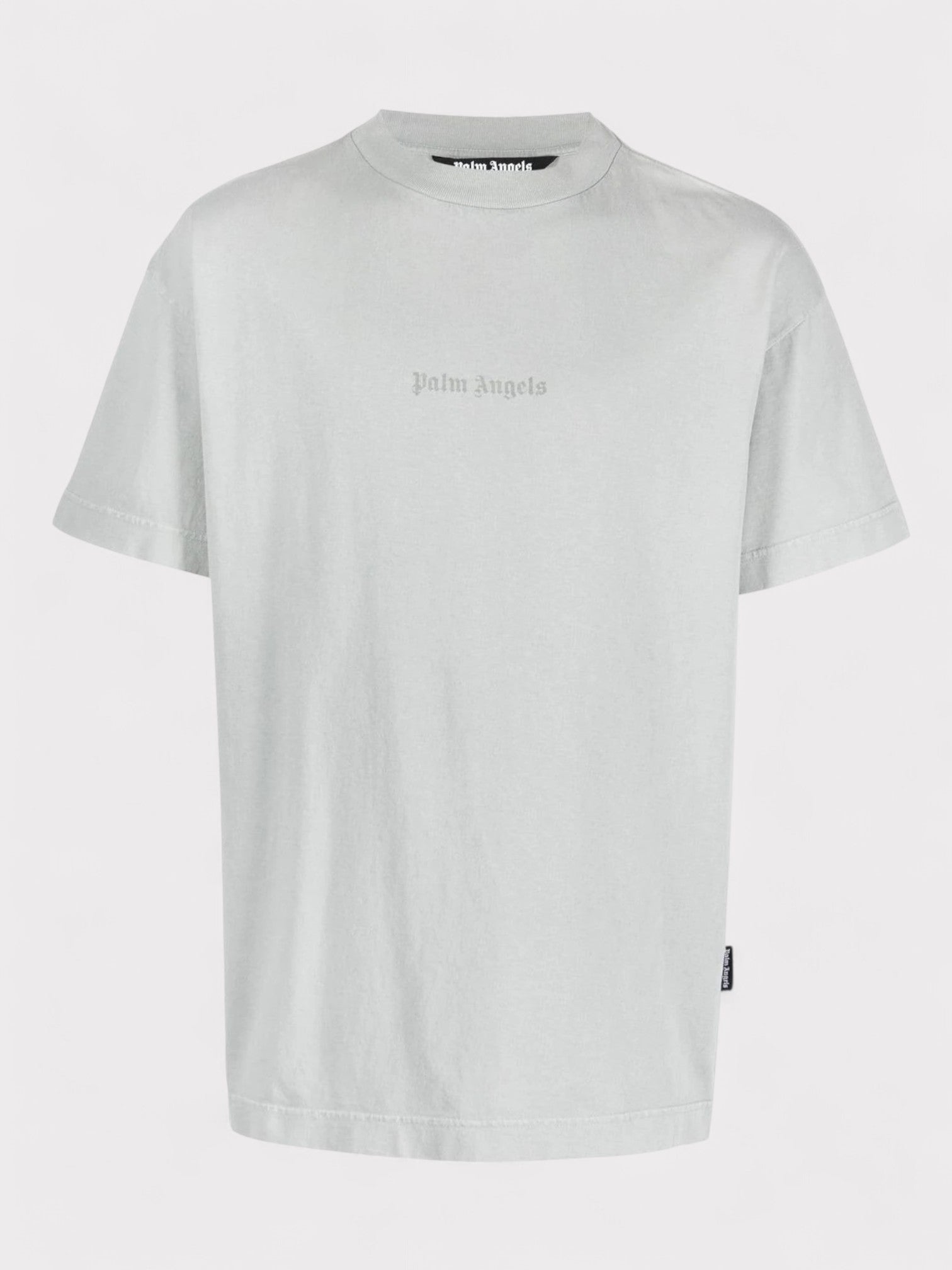 Palm Angels Reverse Logo T Shirt Light Grey - Supplied FashionPalm Angels