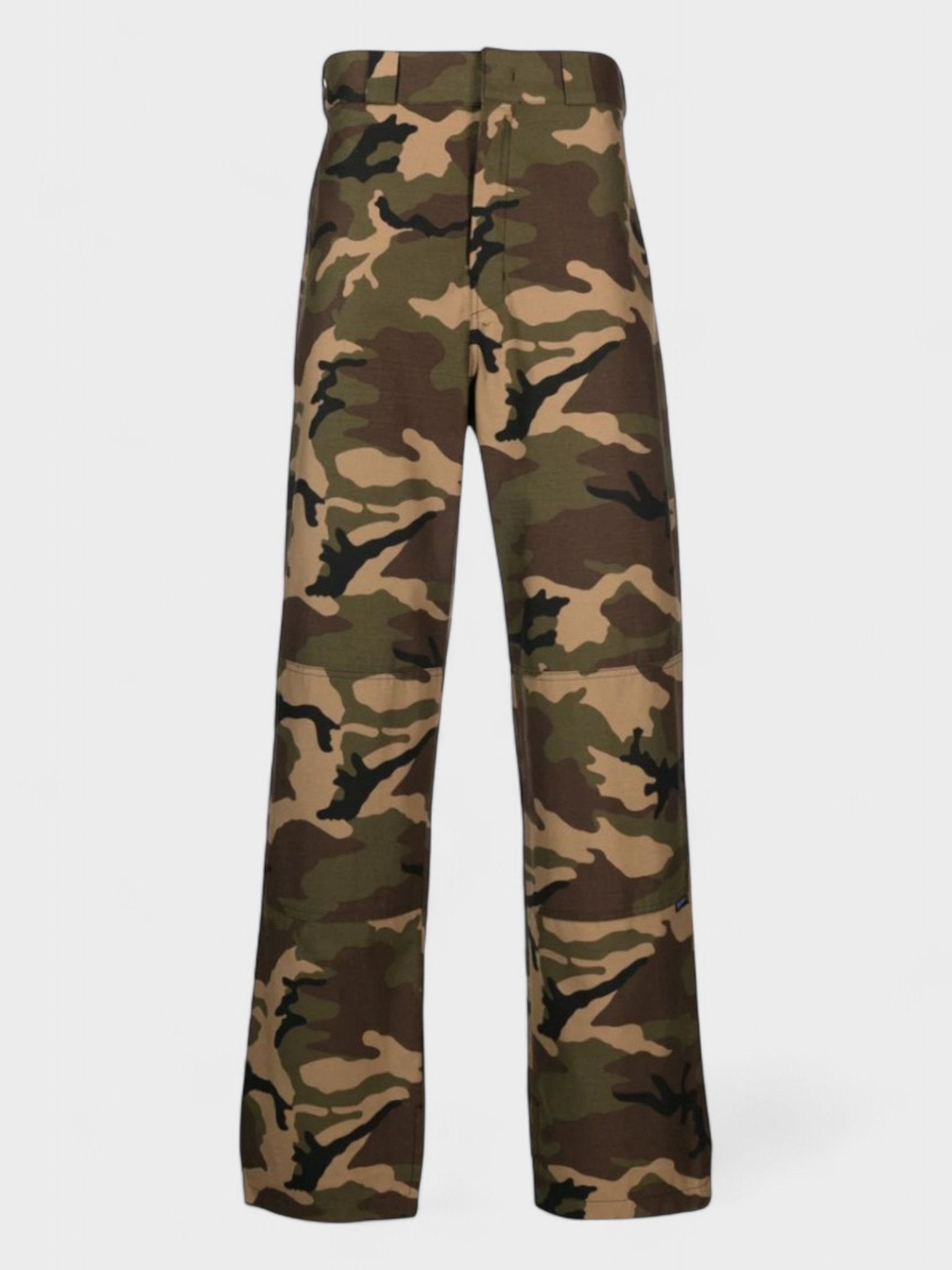 Palm Angels Sartorial Waistband Camo Workpants Green - Supplied FashionPalm Angels