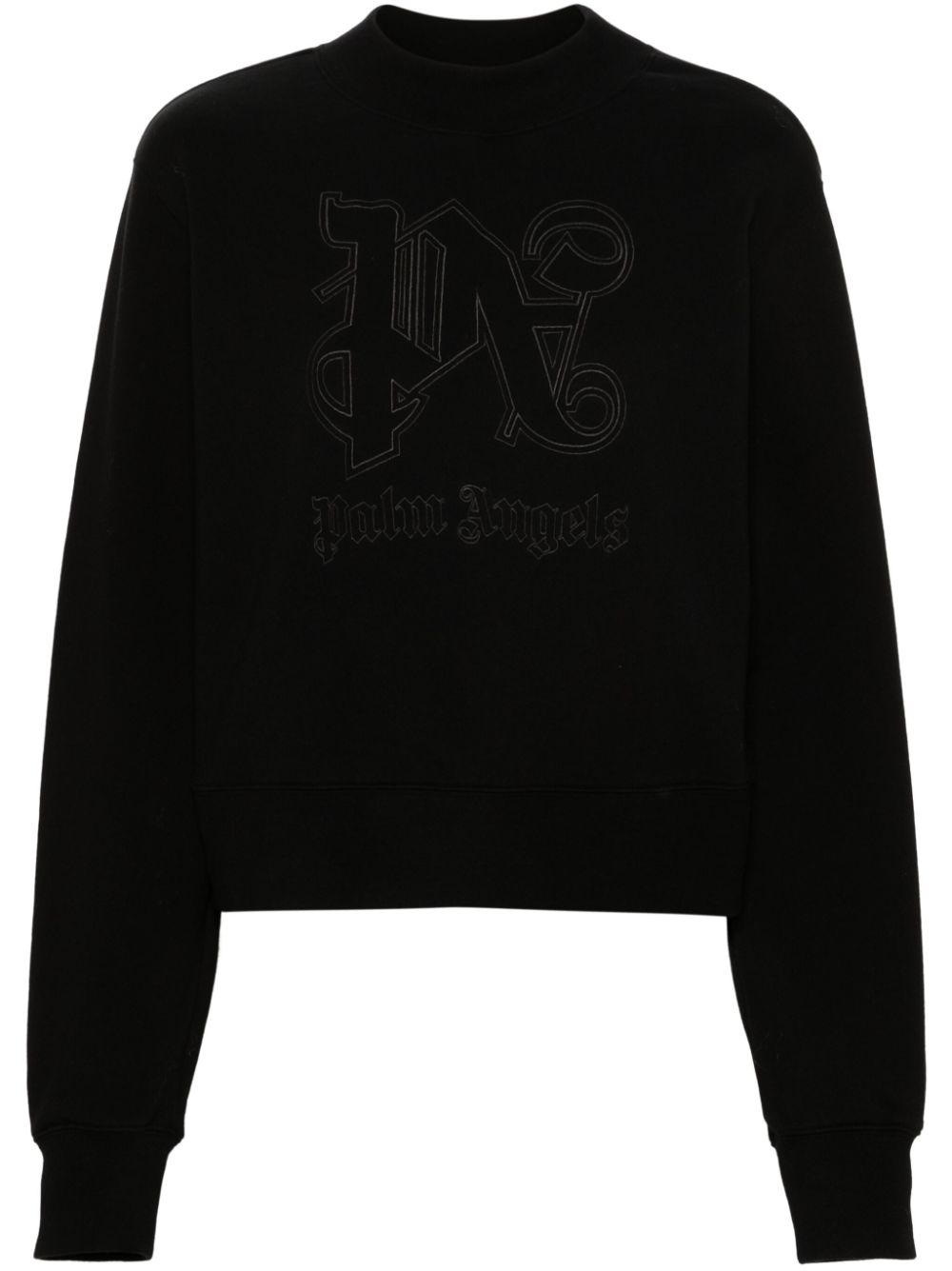 Palm Angels Statement Crewneck Black - Supplied FashionPALM ANGELS