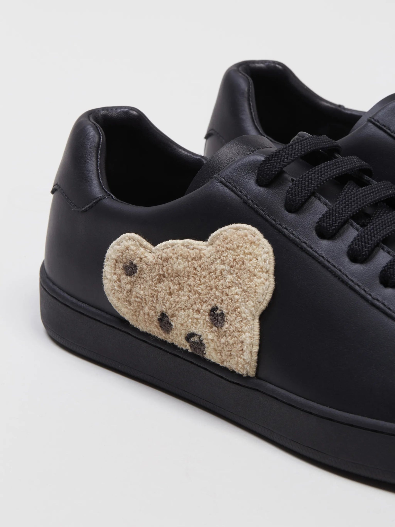 Palm Angels Teddy Bear Sneakers Black - Supplied FashionPALM ANGELS