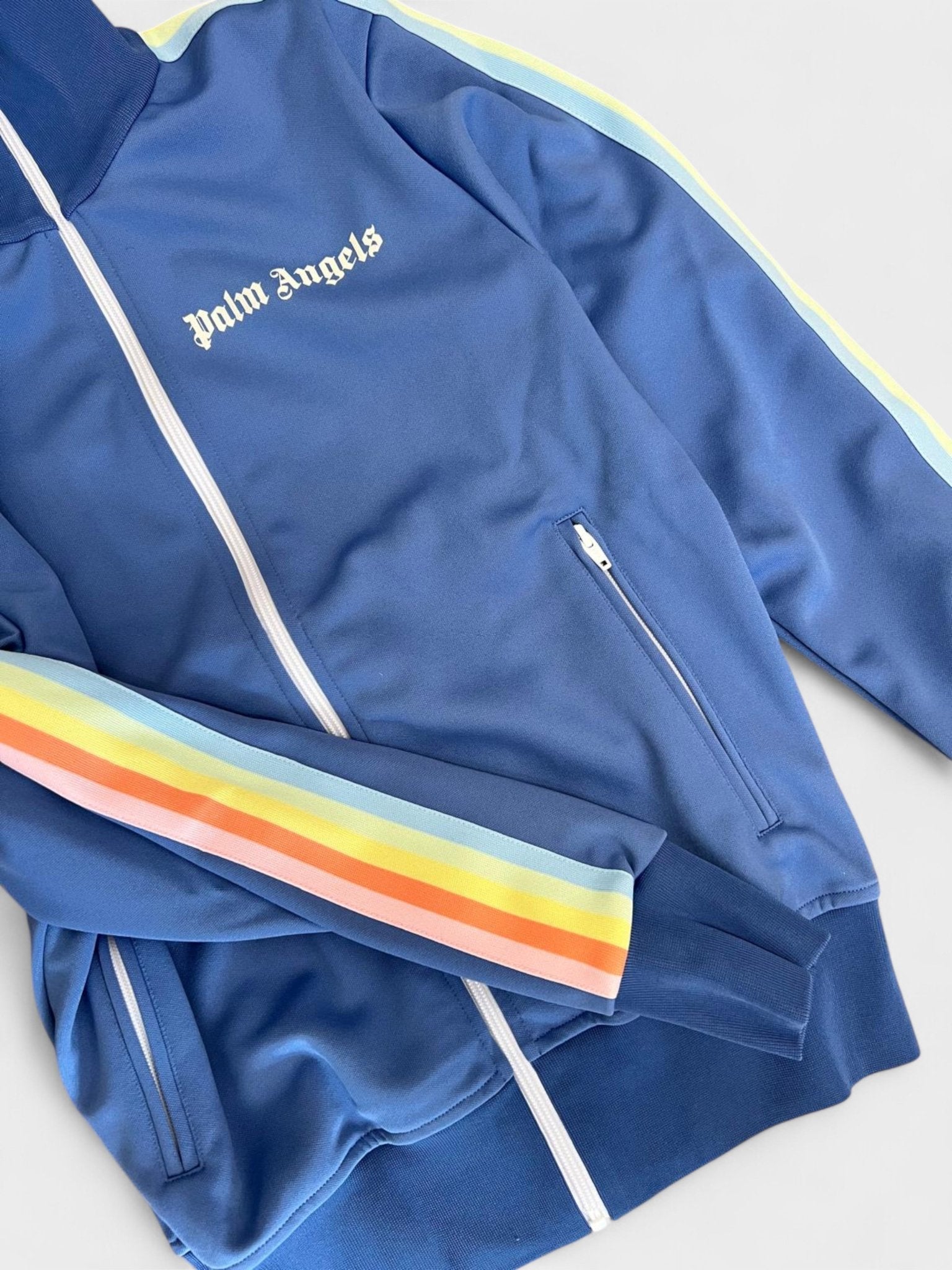 Palm Angels Track Jacket Blue Rainbow - Supplied FashionPalm Angels