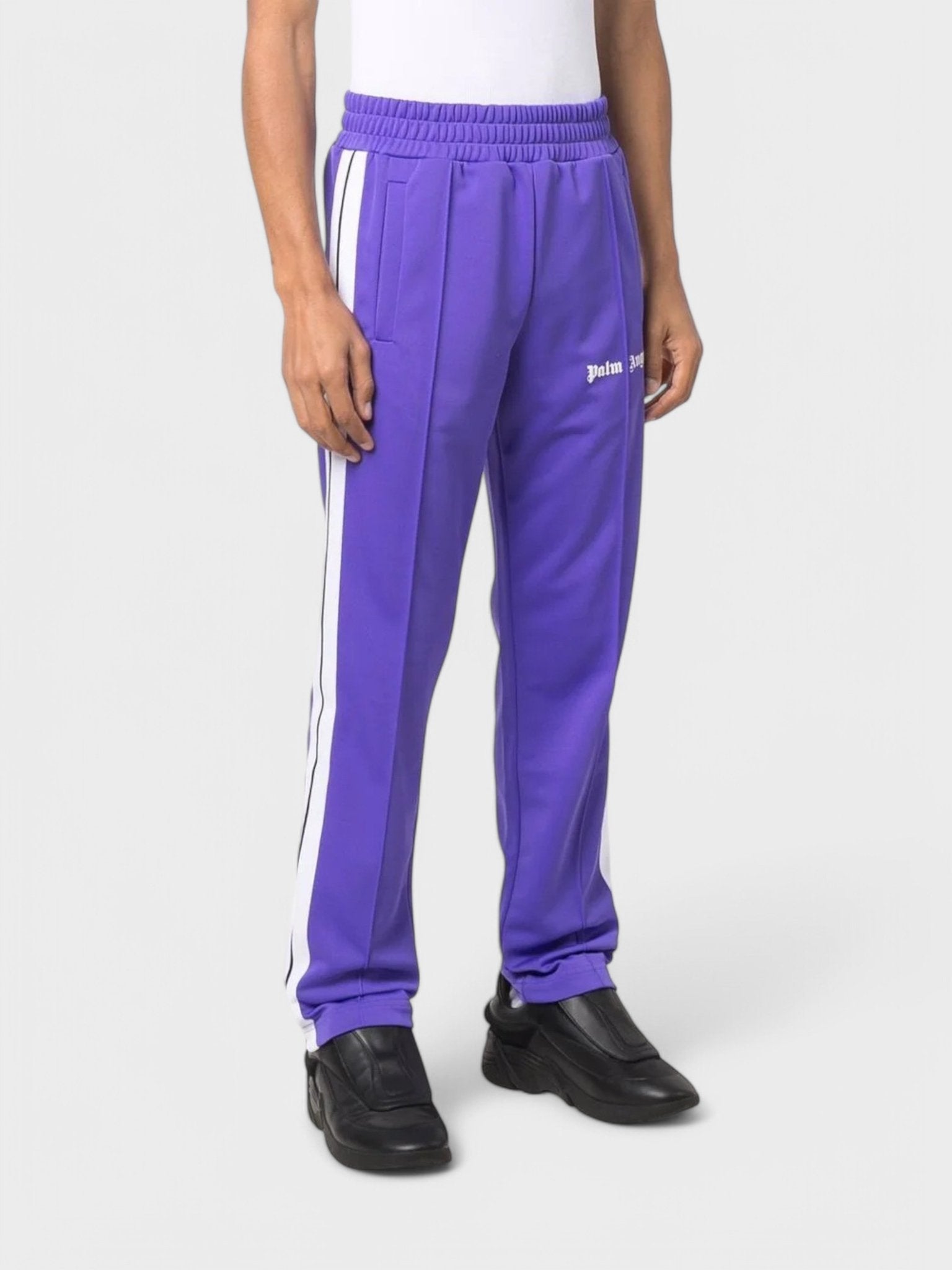 Palm Angels Track Pants Purple/White/Black - Supplied FashionPALM ANGELS