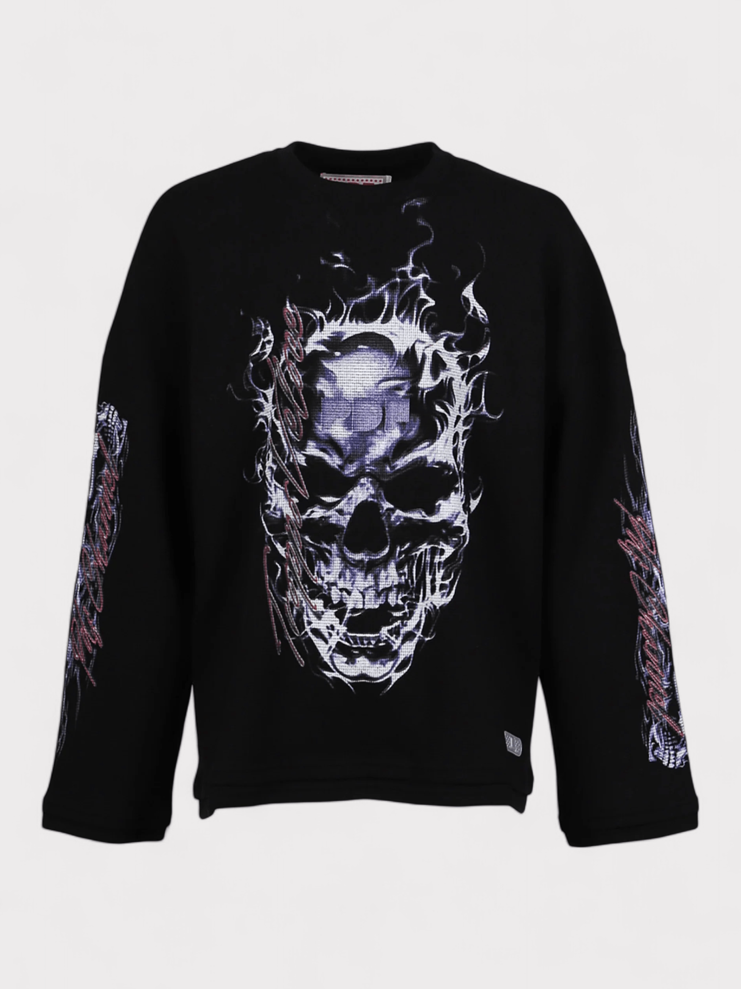 PDF Channel Skull Long Sleeve T Shirt Black - Supplied FashionPDF Channel