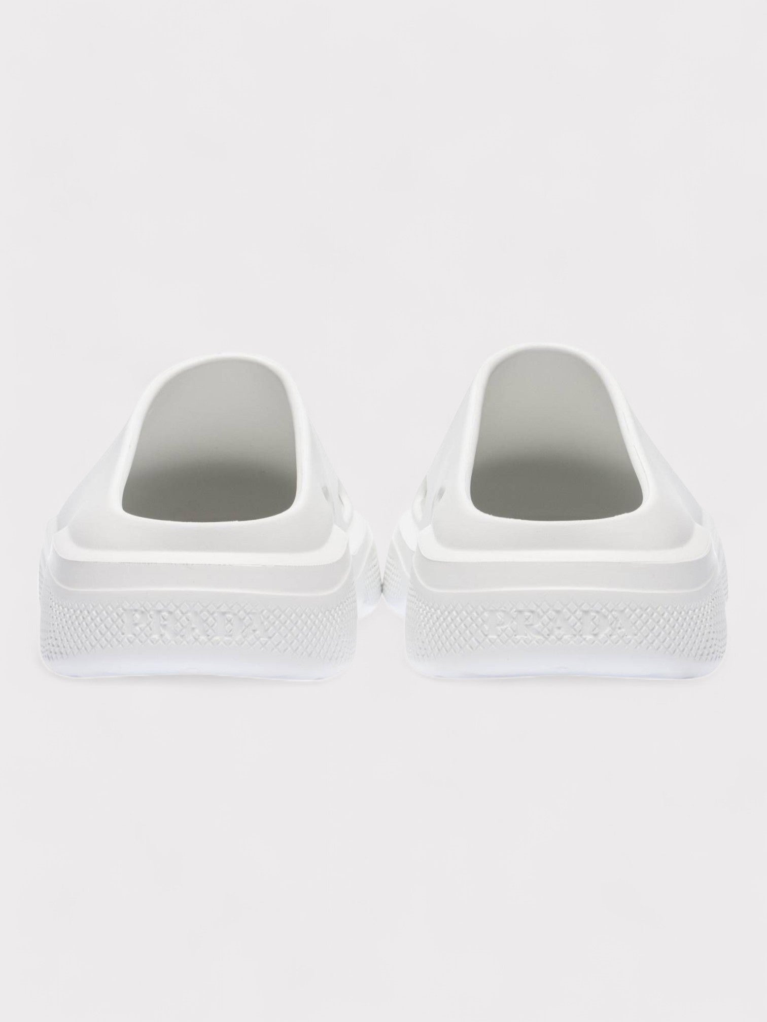 Prada Wmns Mellow Rubber Slippers 'White' - Supplied FashionPrada