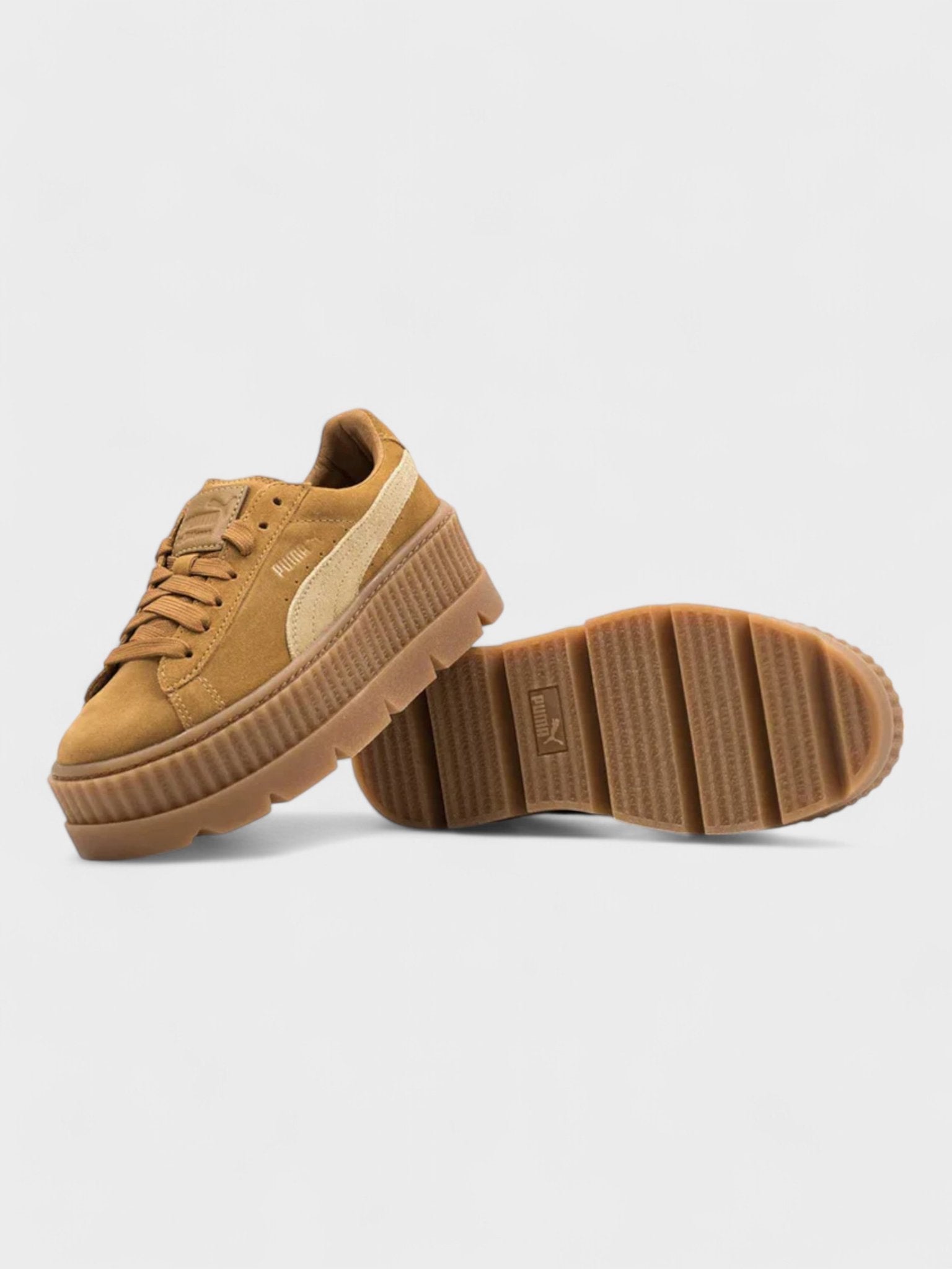 Puma Cleated Creeper Rihanna Fenty Golden Brown (Women's) - Supplied FashionPUMA