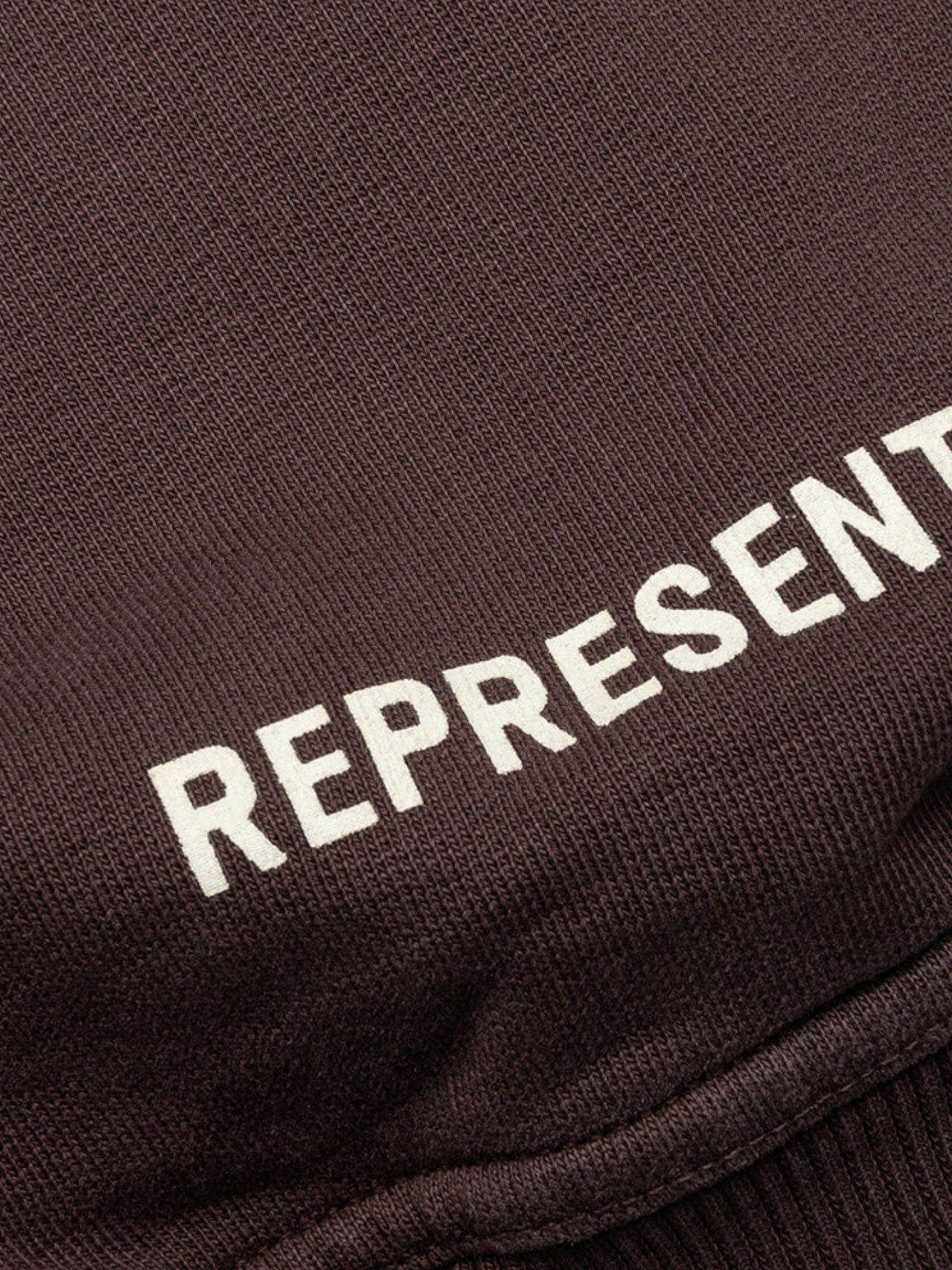 Represent Masking Tape Initial Zipped Hoodie Cedar Brown - Supplied FashionRepresent