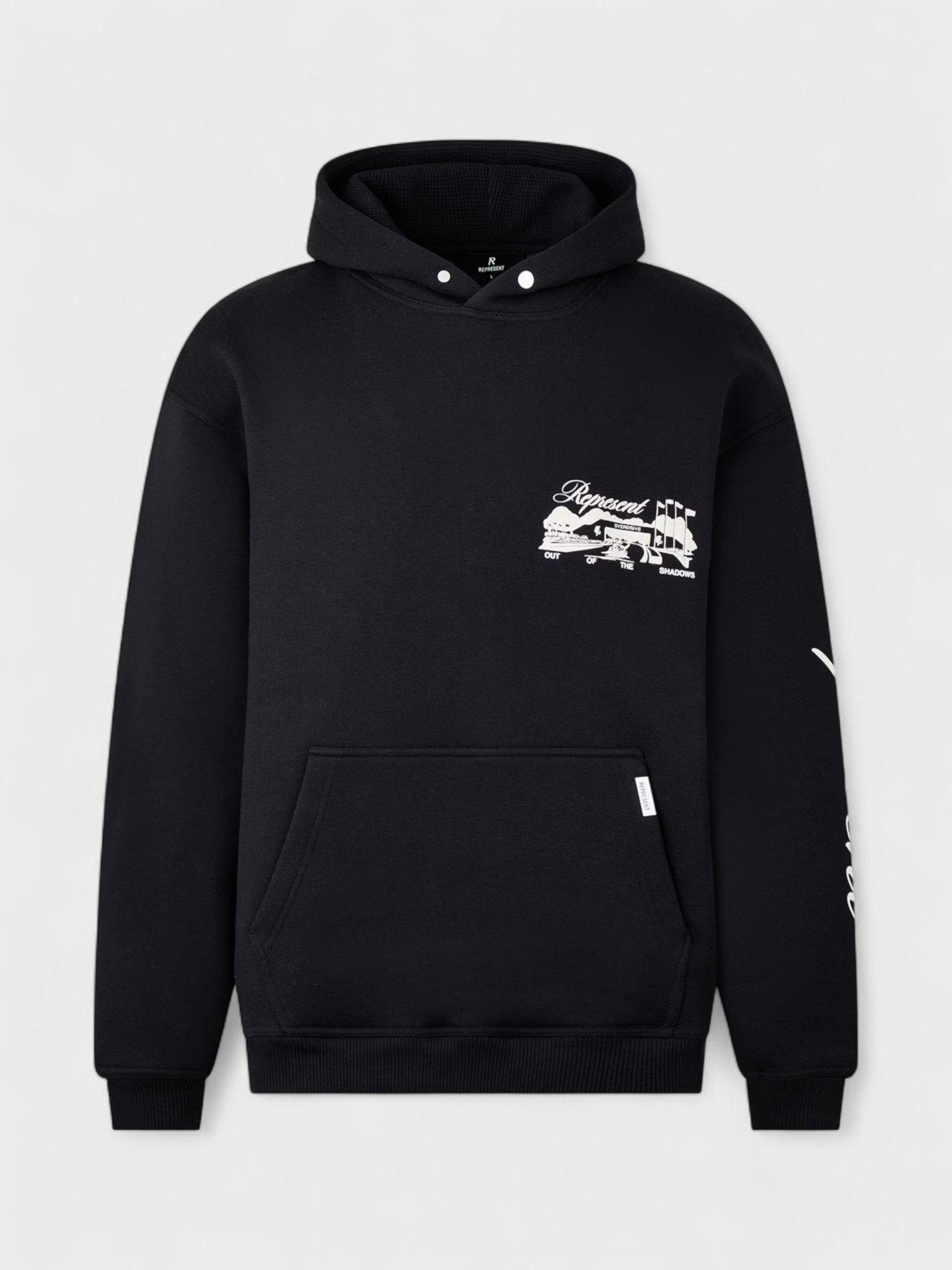 Represent Raceway Hoodie Black - Supplied FashionRepresent