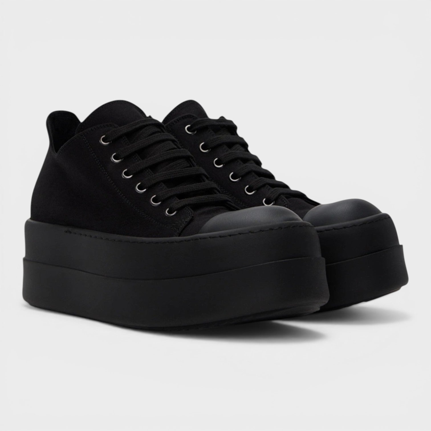 Rick Owens Double Bumper Low Sneakers Black