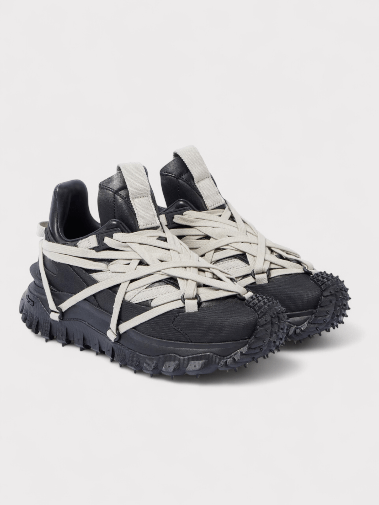 Rick Owens x Moncler Trailgrip Megalace Black - Supplied FashionRick Owens