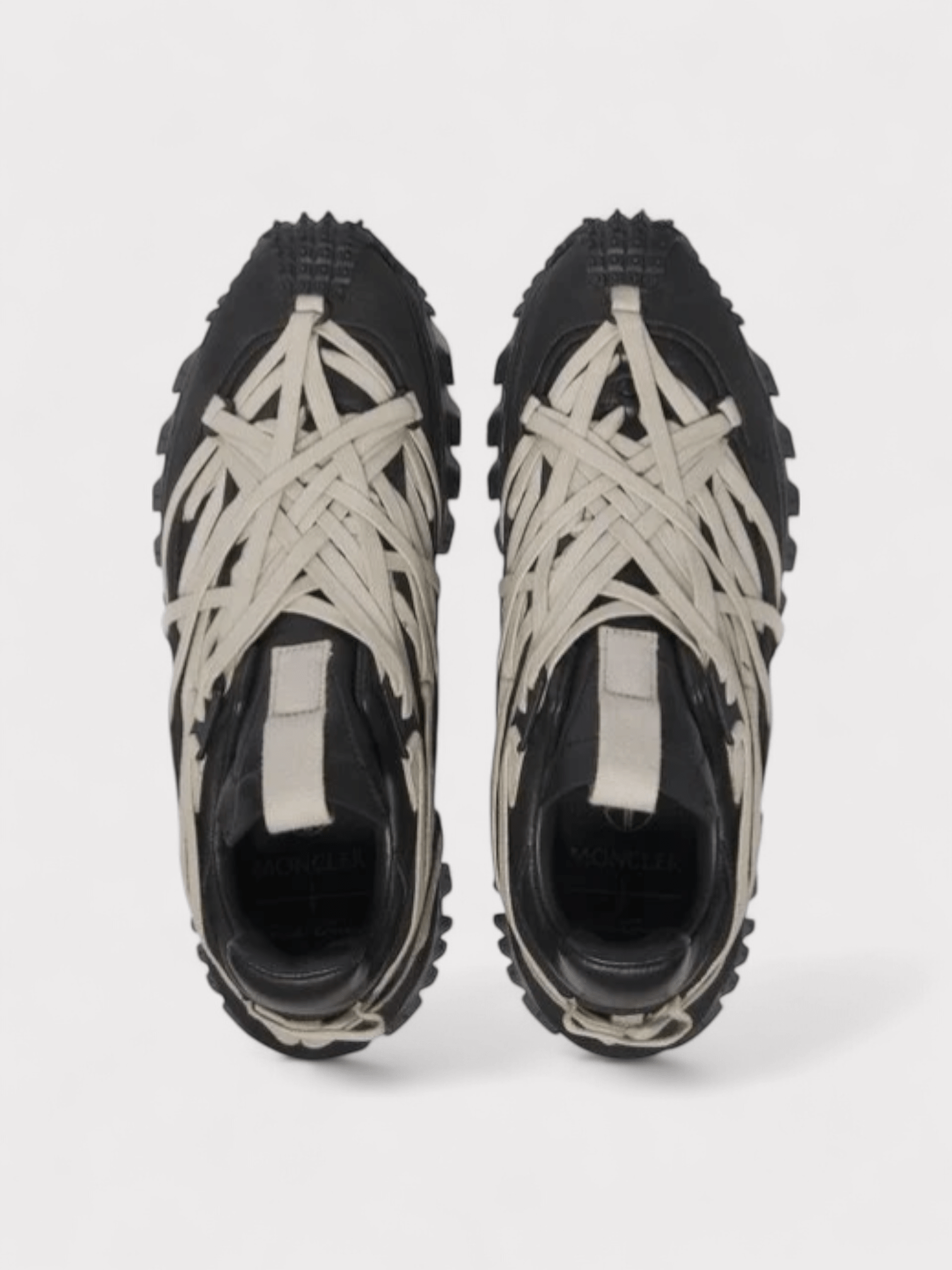 Rick Owens x Moncler Trailgrip Megalace Black - Supplied FashionRick Owens