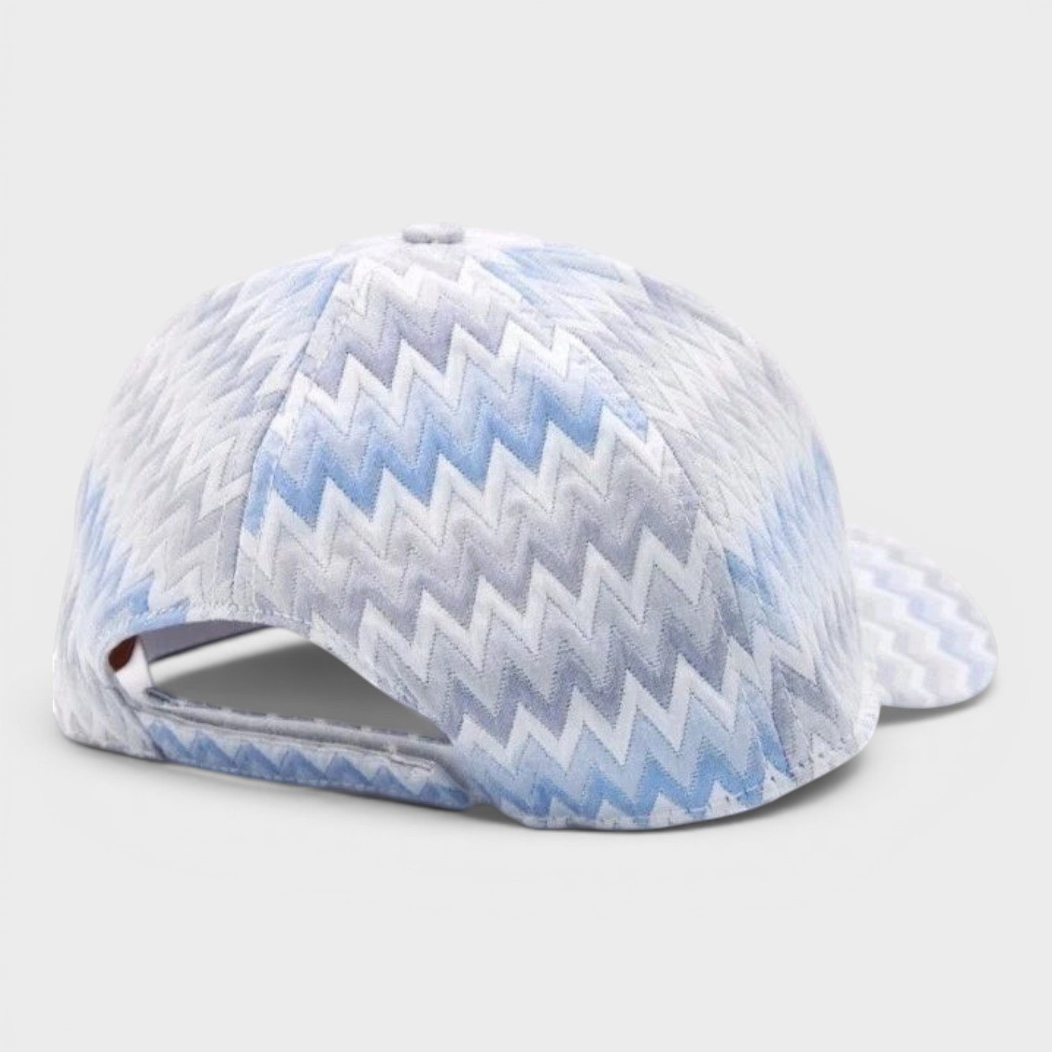 Zig Zag Baseball Cap Blue / Grey