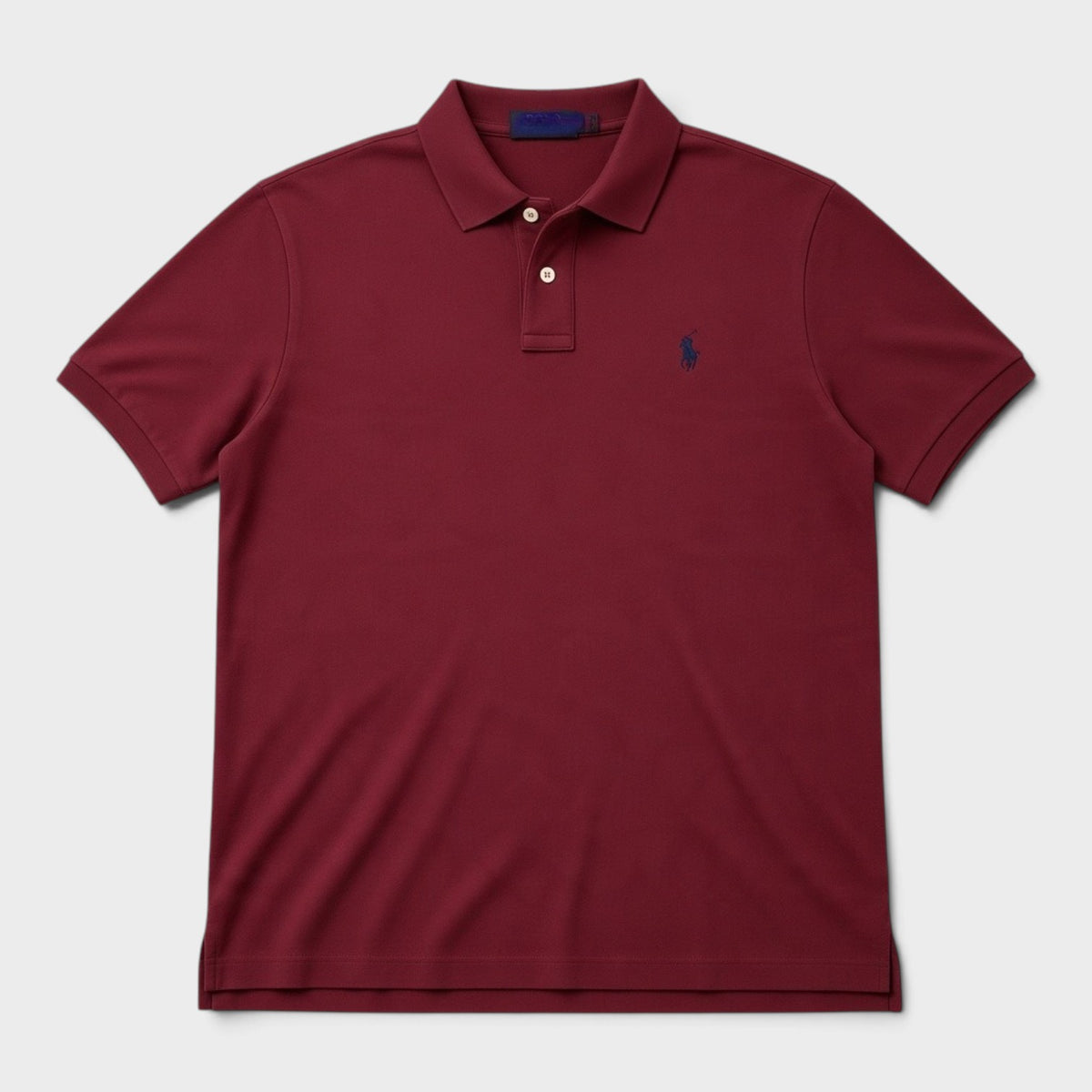 Logo Classic Slim Fit Polo Shirt Dark Red