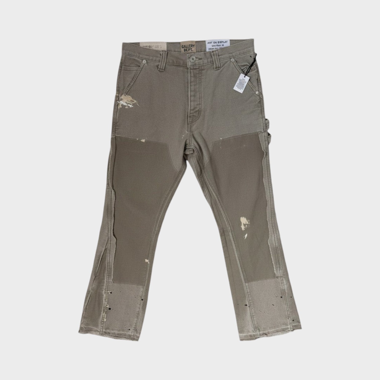 La Carpenter Flare Pant Cement Grey