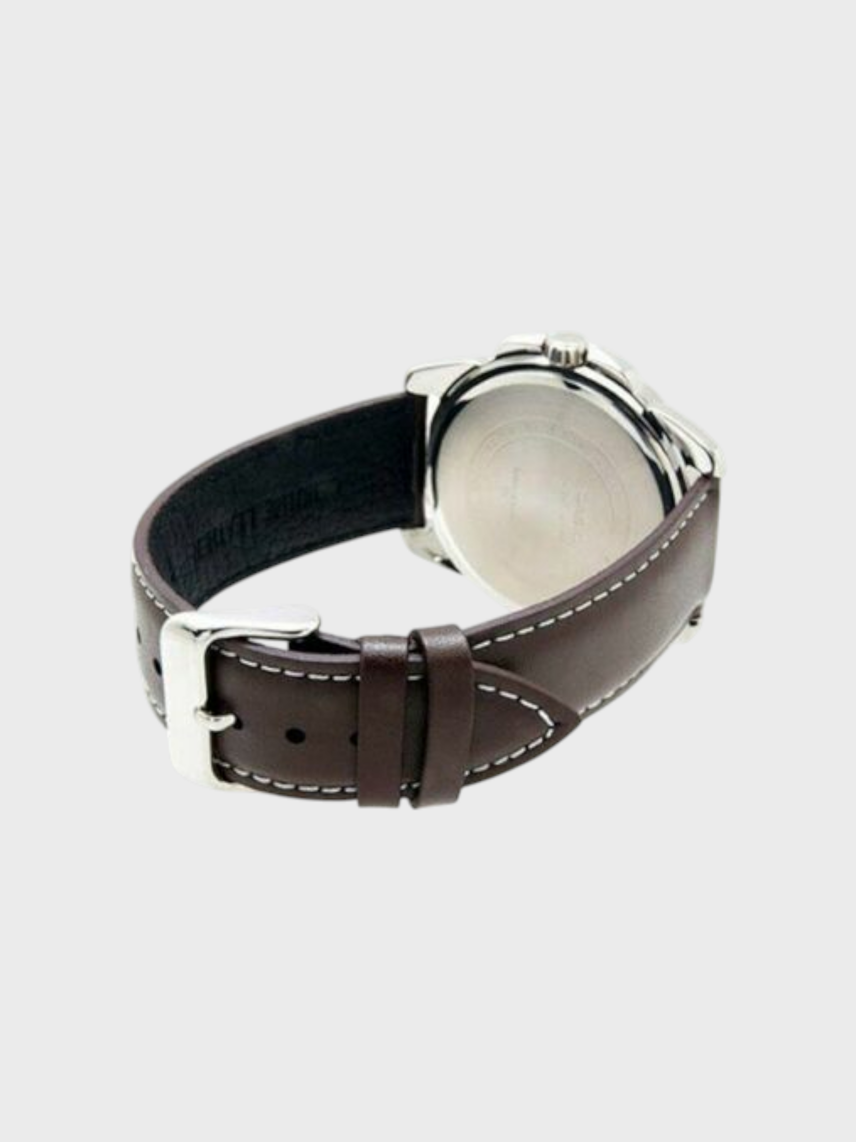 Casio Analogue MTP White Dial Watch Brown