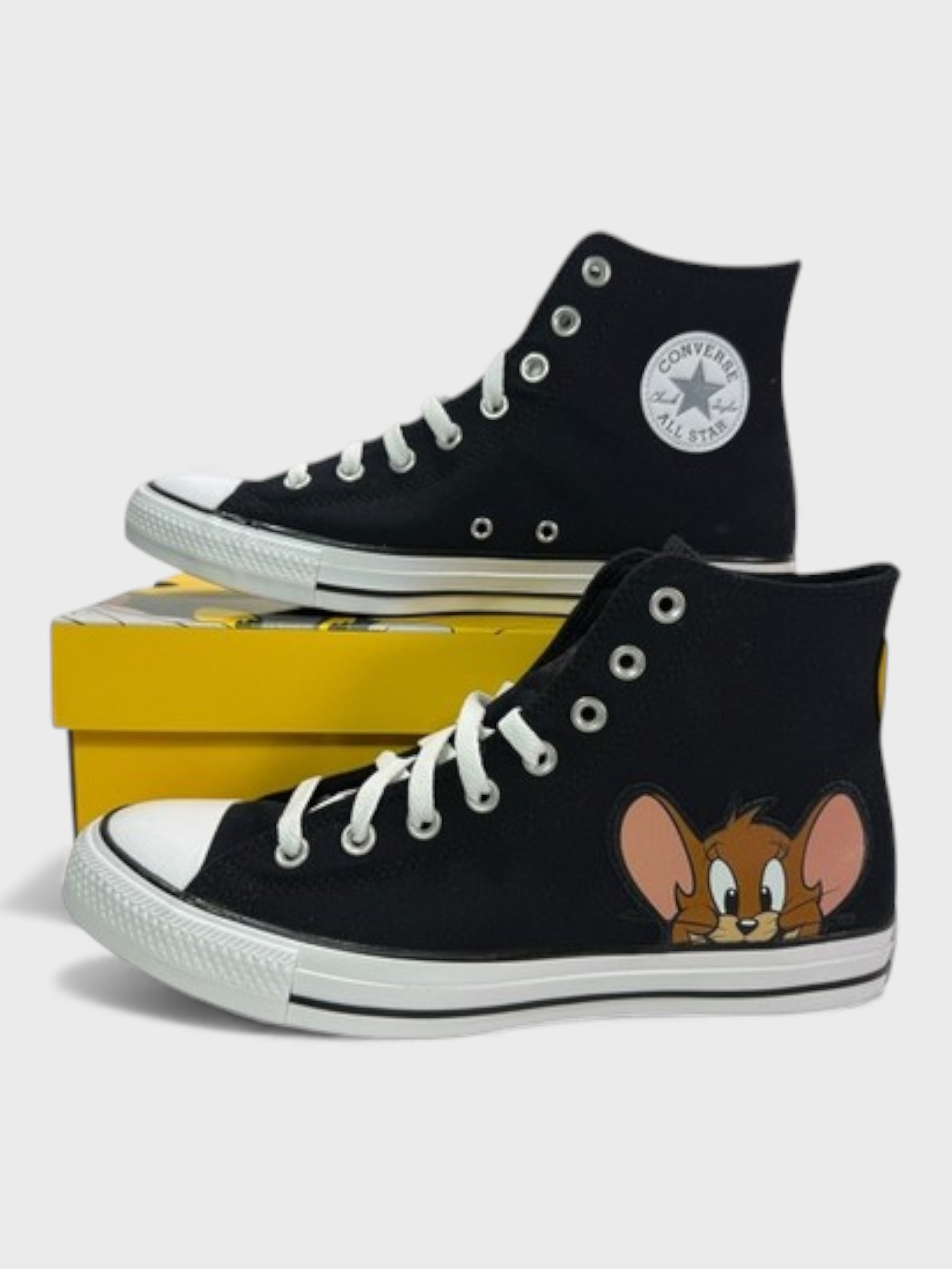 Tom & Jerry x Converse Chuck Taylor All Star High Black