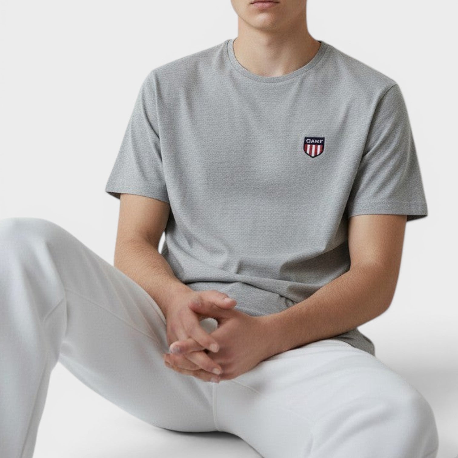 Logo Shield T-Shirt Grey